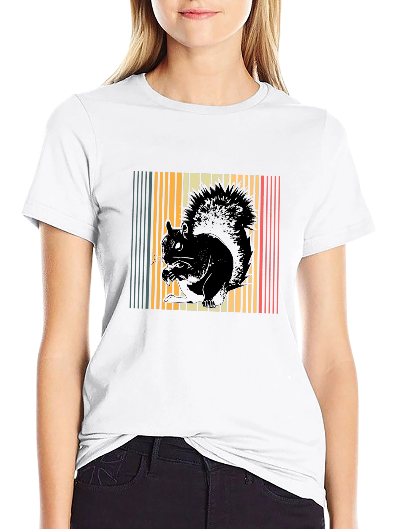 Retro Squirrel Graphic Tee - Unisex