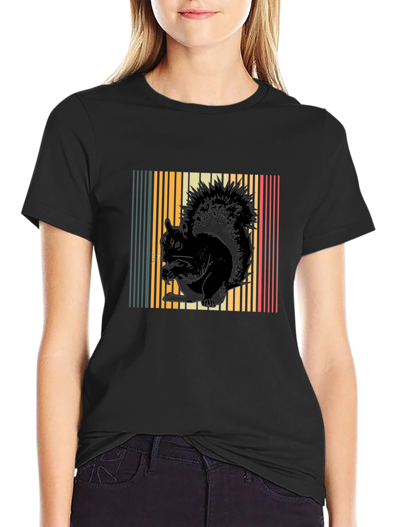 Retro Squirrel Graphic Tee - Unisex