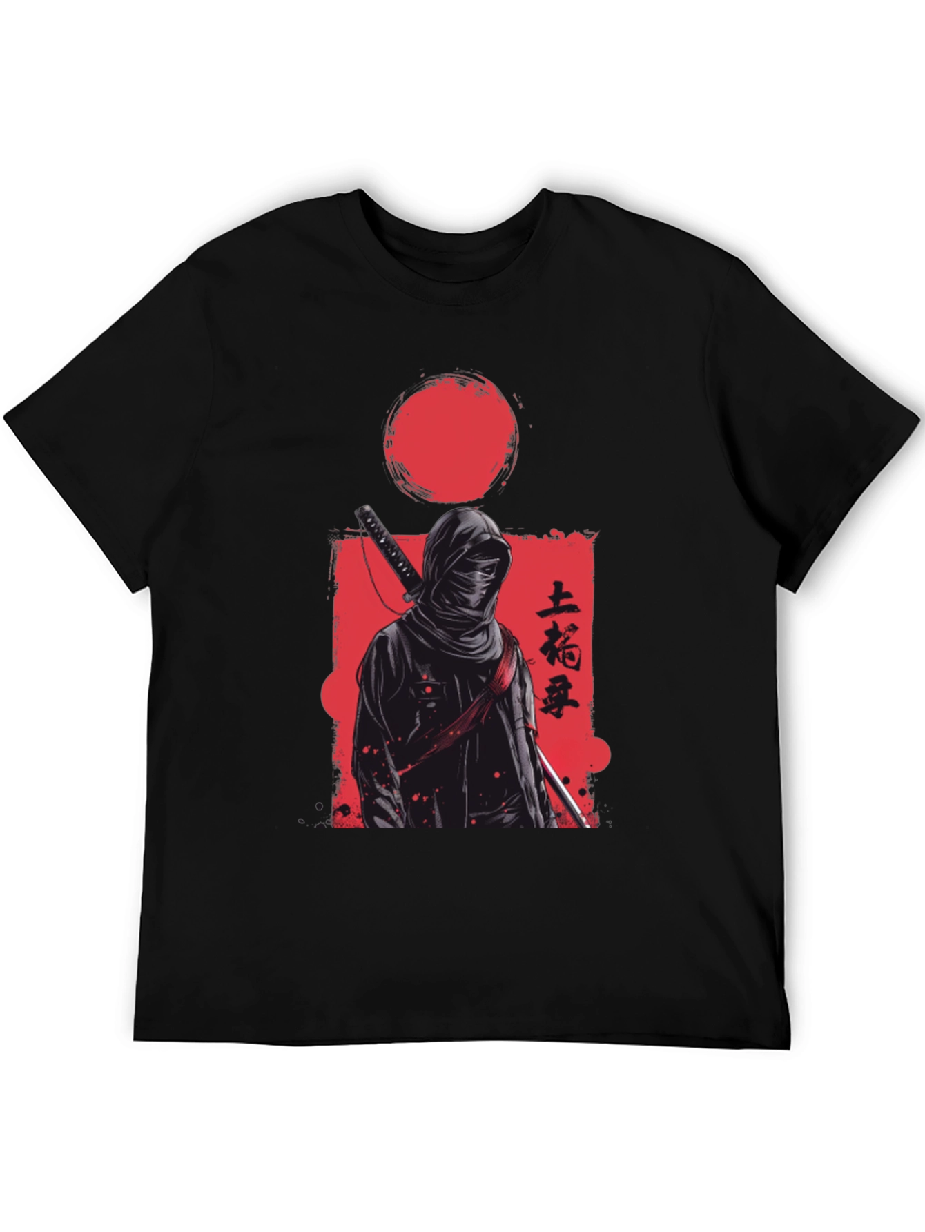 Ninja Warrior Graphic T-Shirt - Black