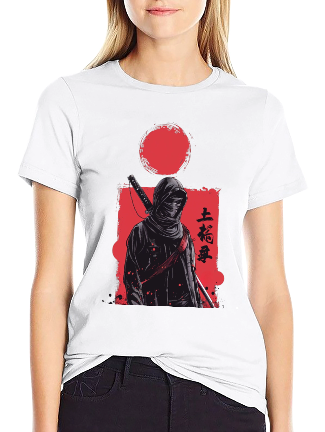 Ninja Warrior Graphic T-Shirt - Black