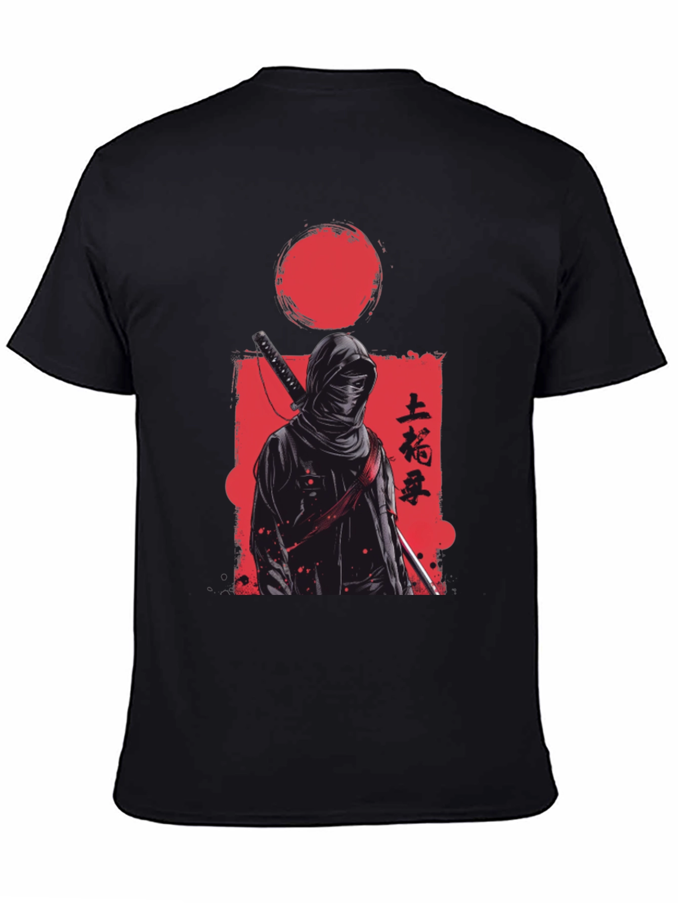Ninja Warrior Graphic T-Shirt - Black