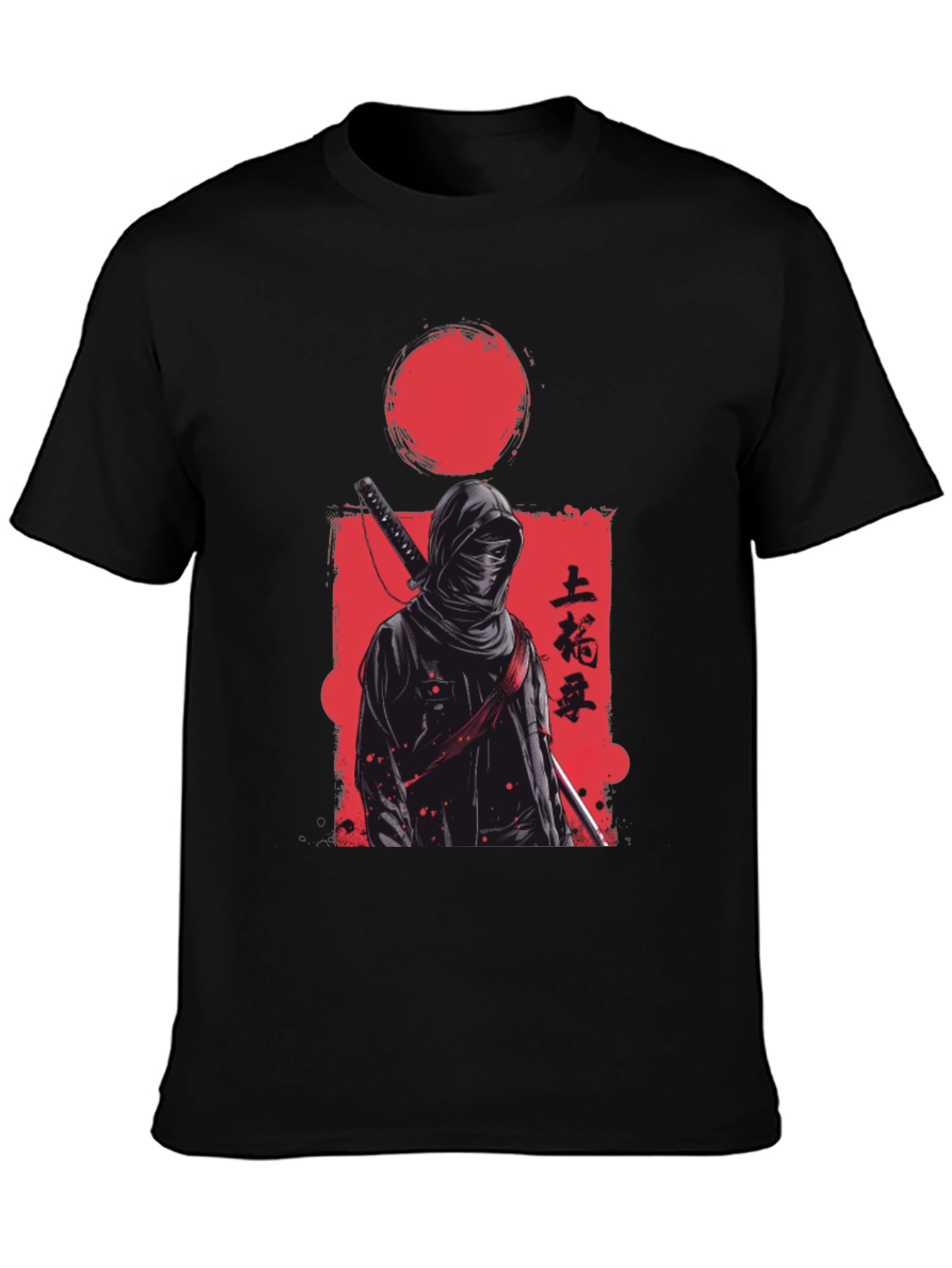 Ninja Warrior Graphic T-Shirt - Black