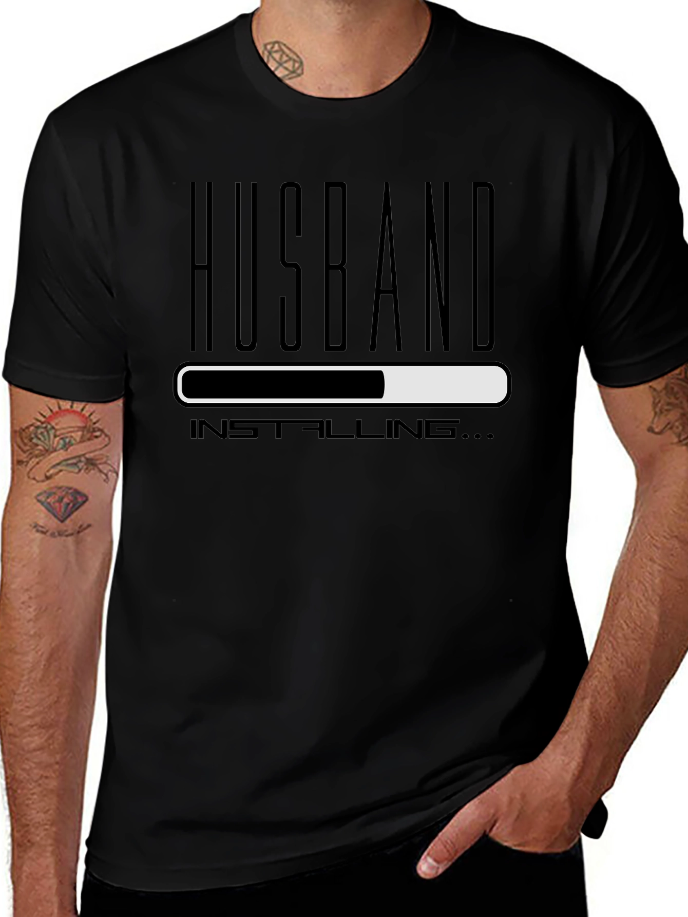 Husband Installing Funny T-Shirt