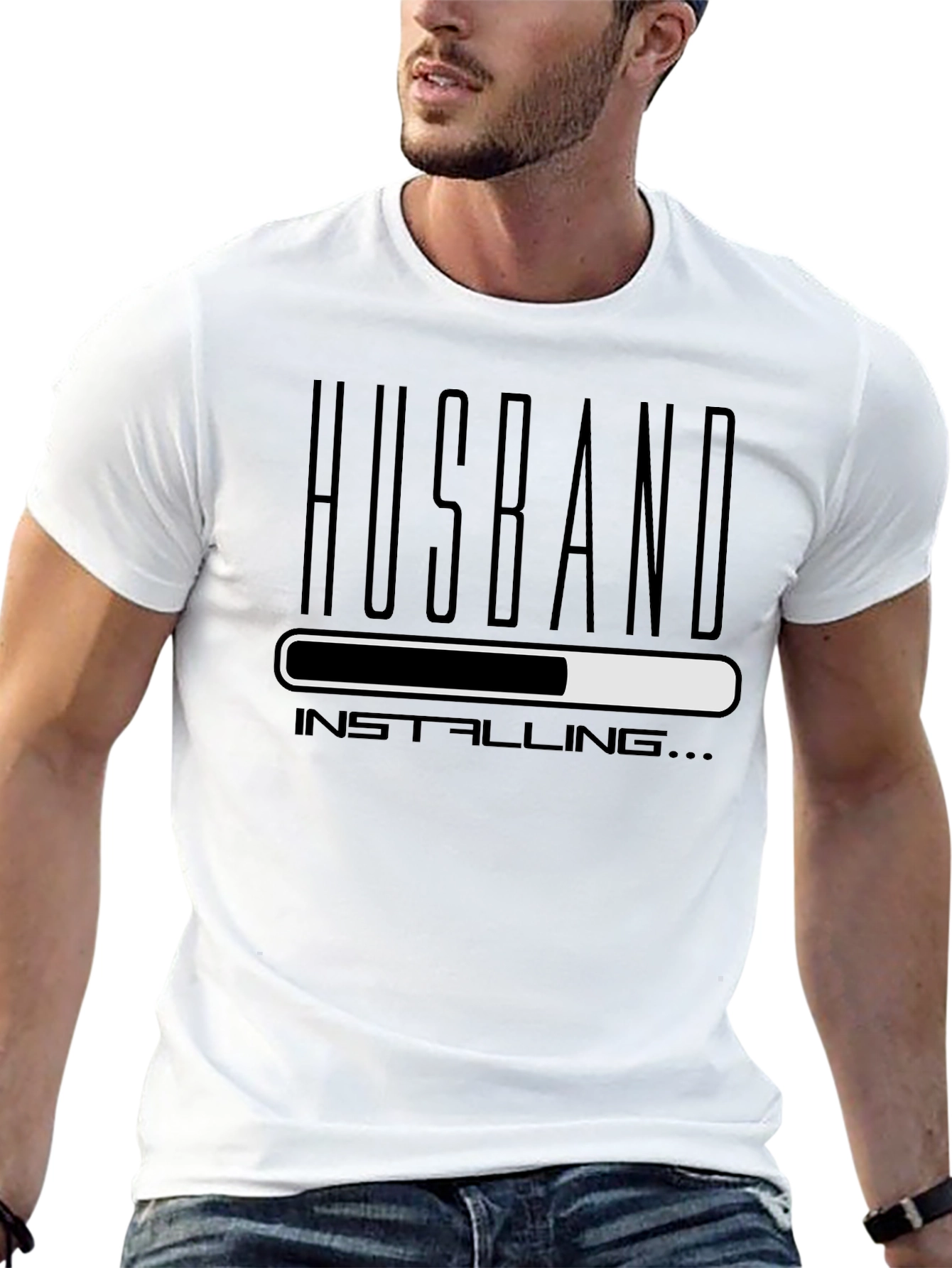 Husband Installing Funny T-Shirt