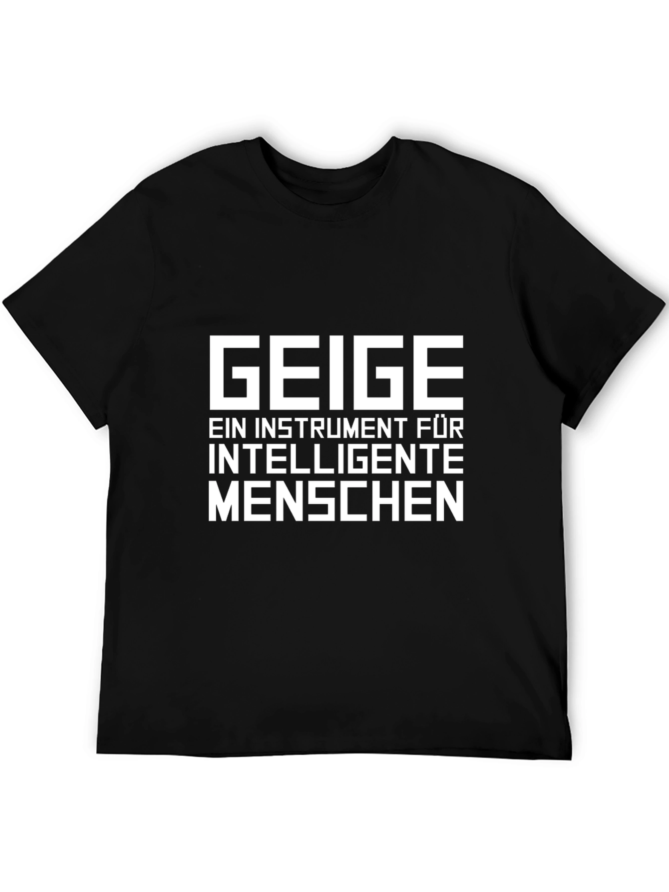 Geige Instrument Intelligent Men T-Shirt