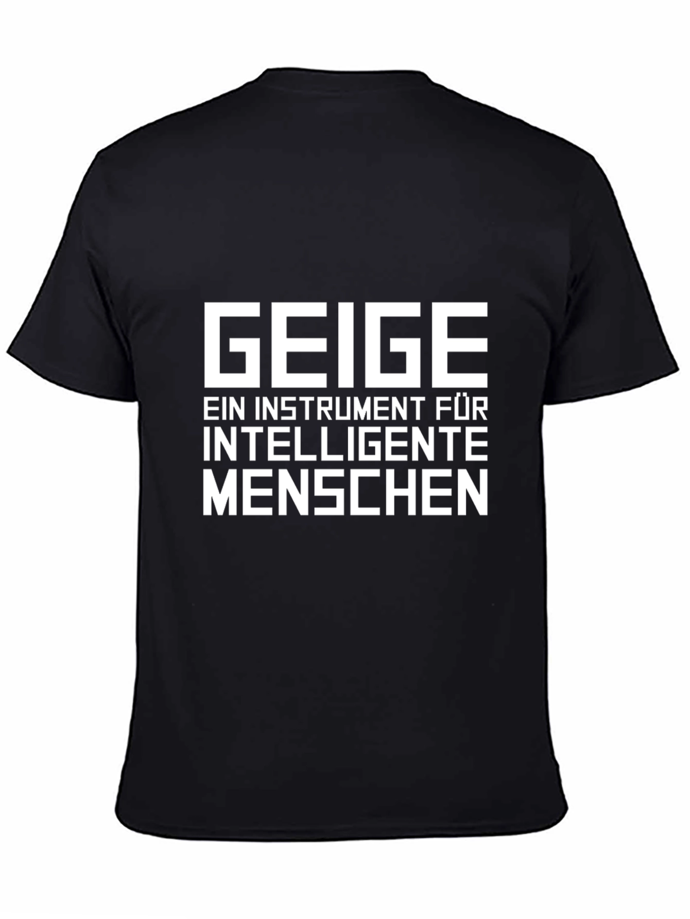 Geige Instrument Intelligent Men T-Shirt