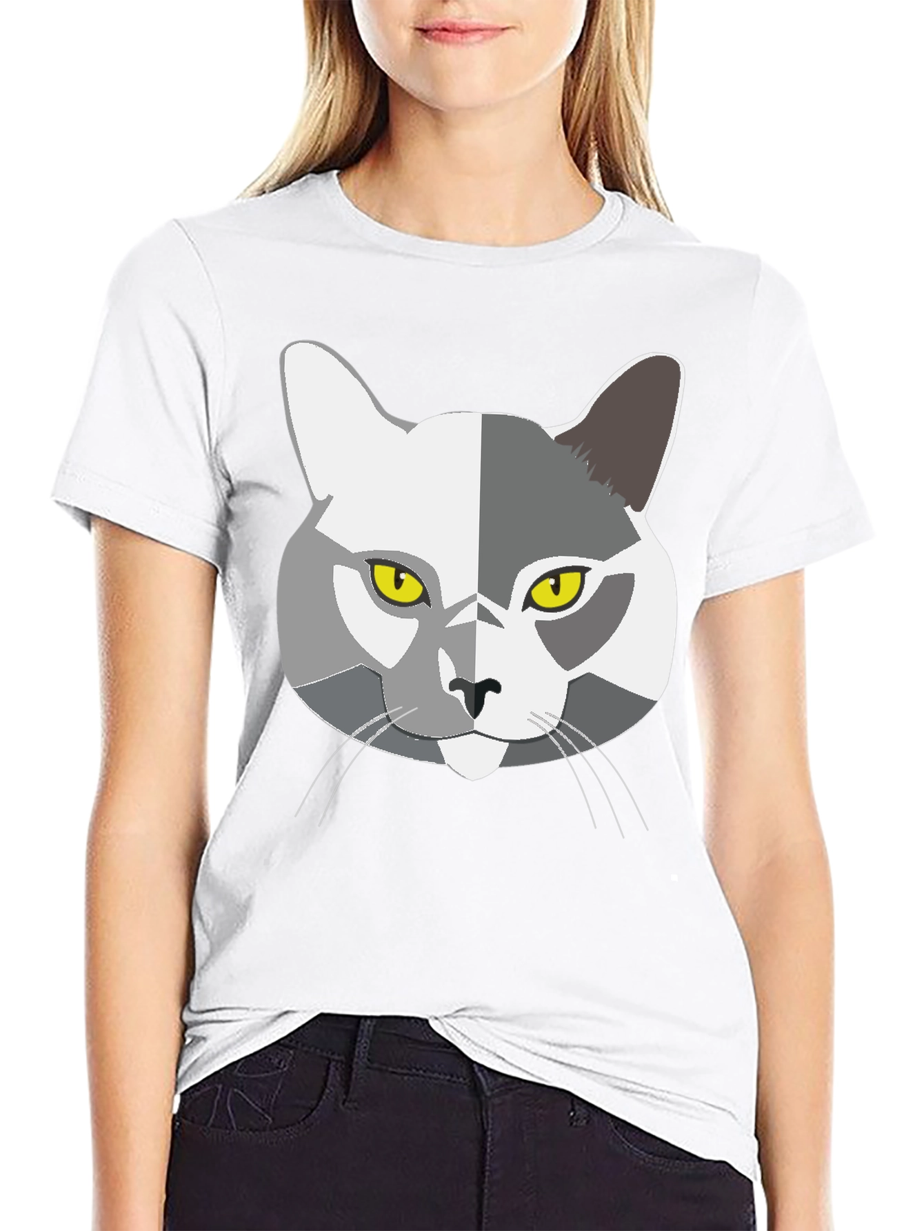 Cool Cat Graphic T-Shirt - Mens Black Tee
