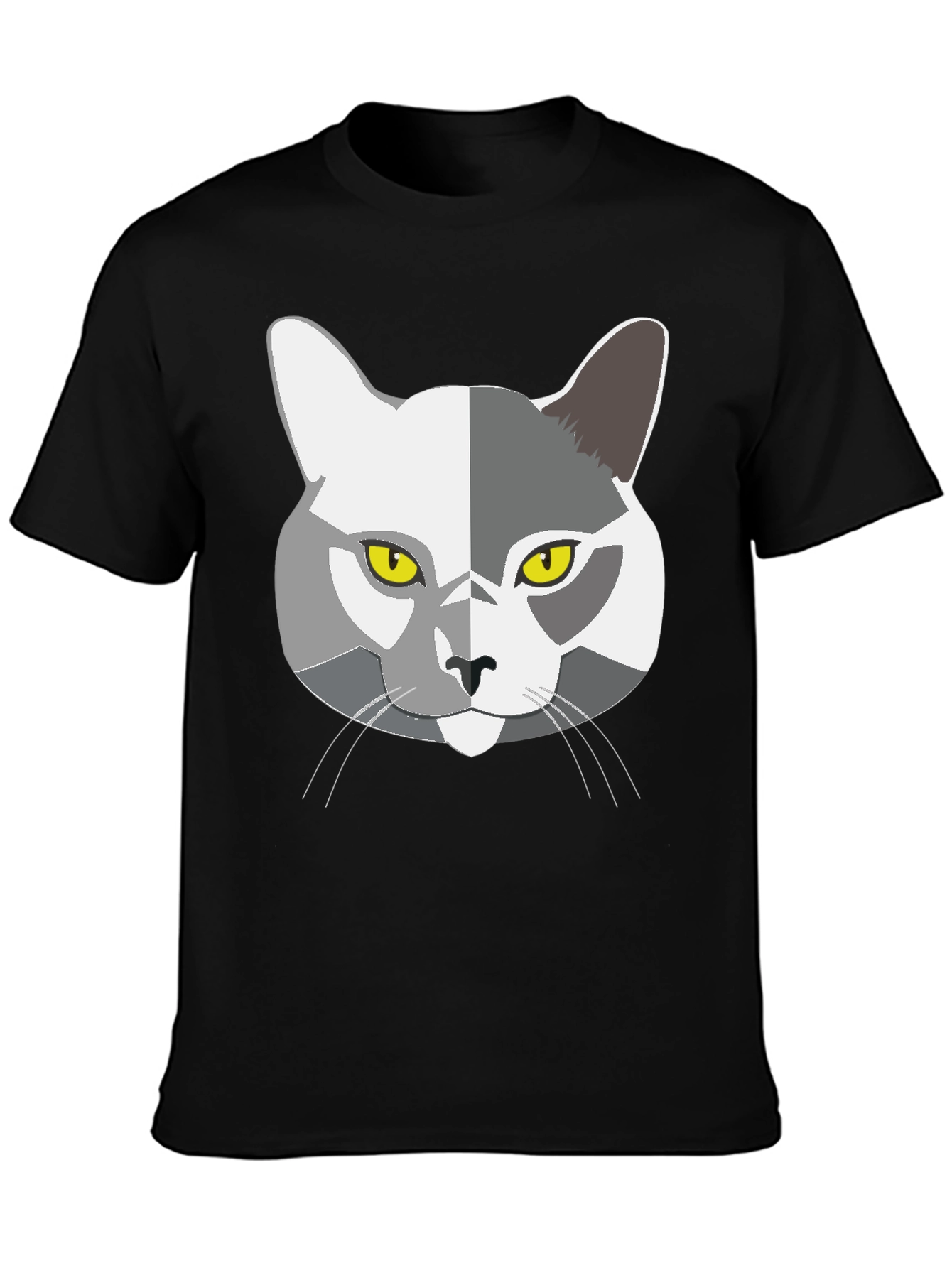 Cool Cat Graphic T-Shirt - Mens Black Tee
