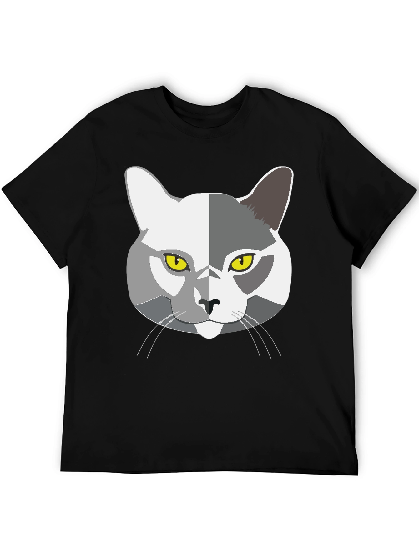 Cool Cat Graphic T-Shirt - Mens Black Tee