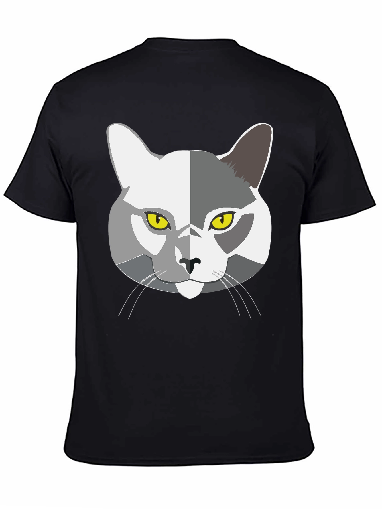 Cool Cat Graphic T-Shirt - Mens Black Tee