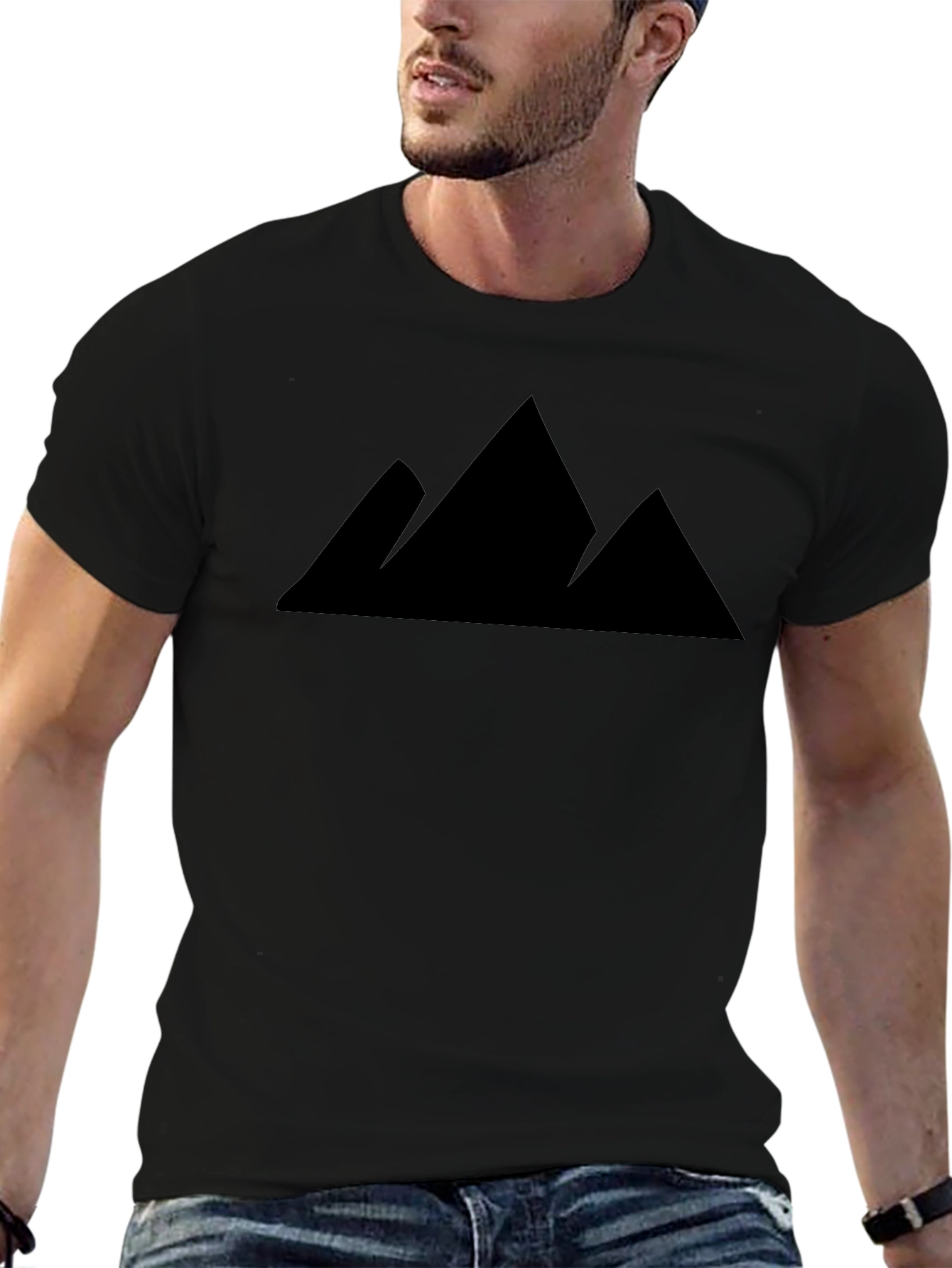 Black Mountain Peaks Graphic Tee
