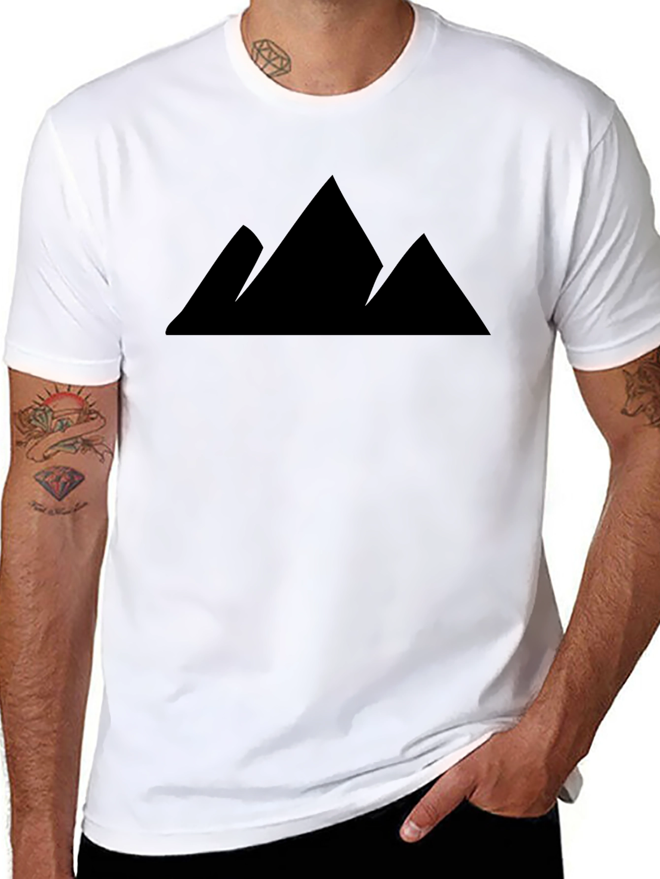 Black Mountain Peaks Graphic Tee