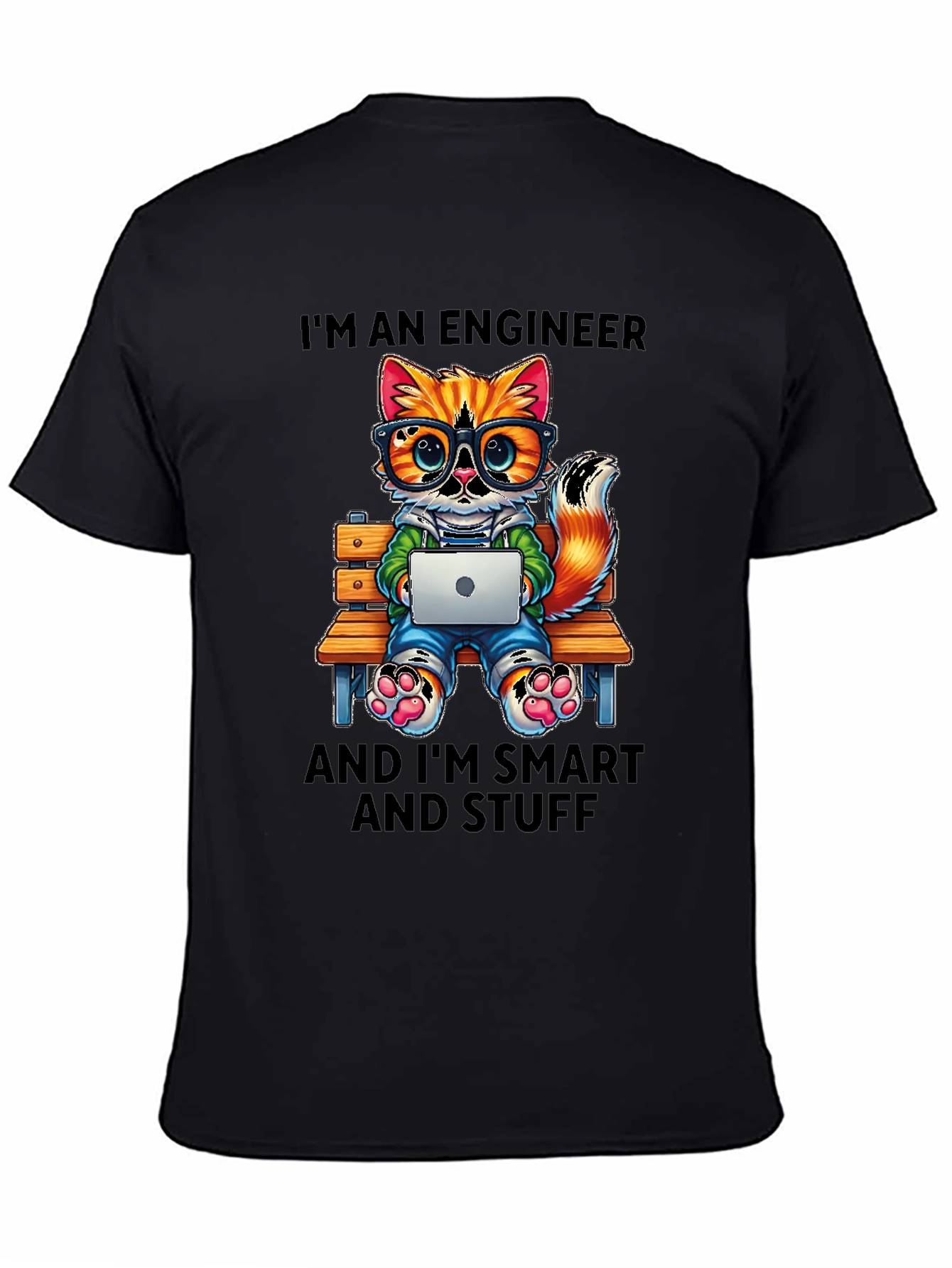 Engineer Cat T-Shirt: Smart and Stylish Tee