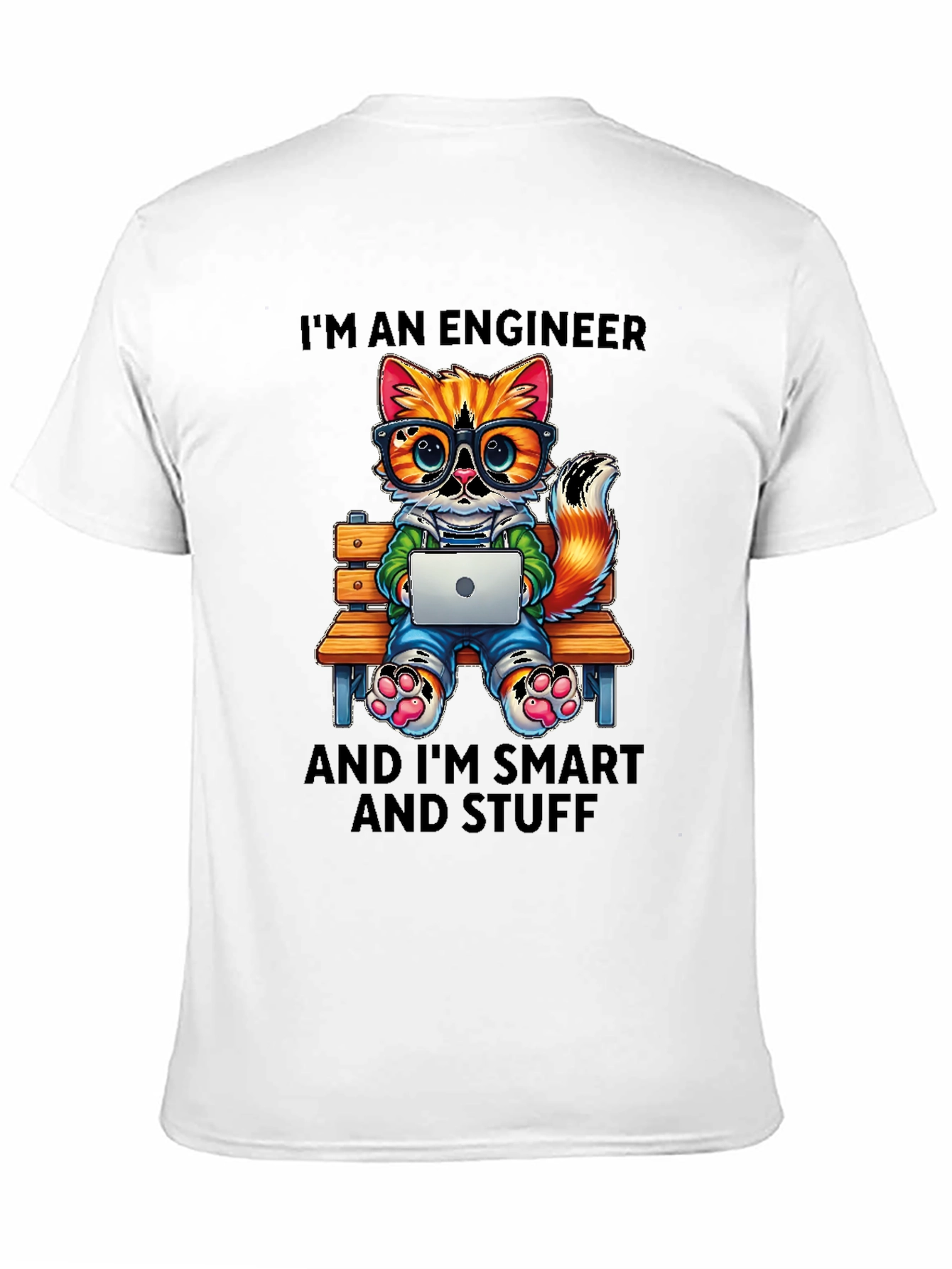 Engineer Cat T-Shirt: Smart and Stylish Tee