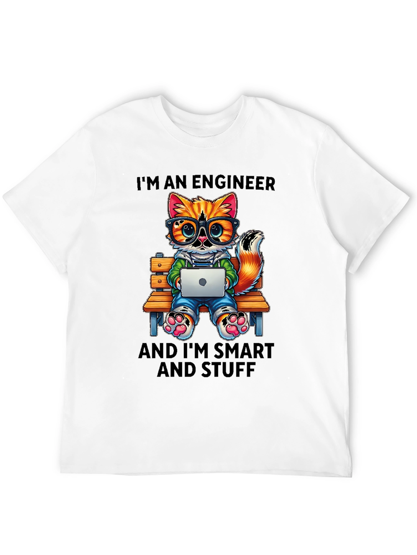Engineer Cat T-Shirt: Smart and Stylish Tee
