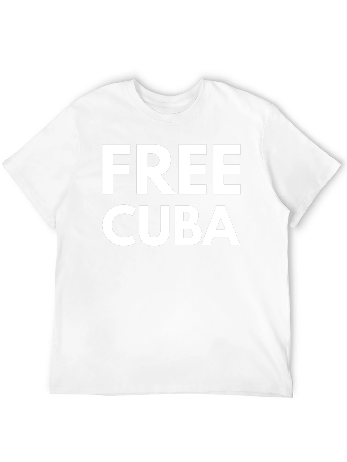 Free Cuba Graphic Tee - Activist Supporter Shirt