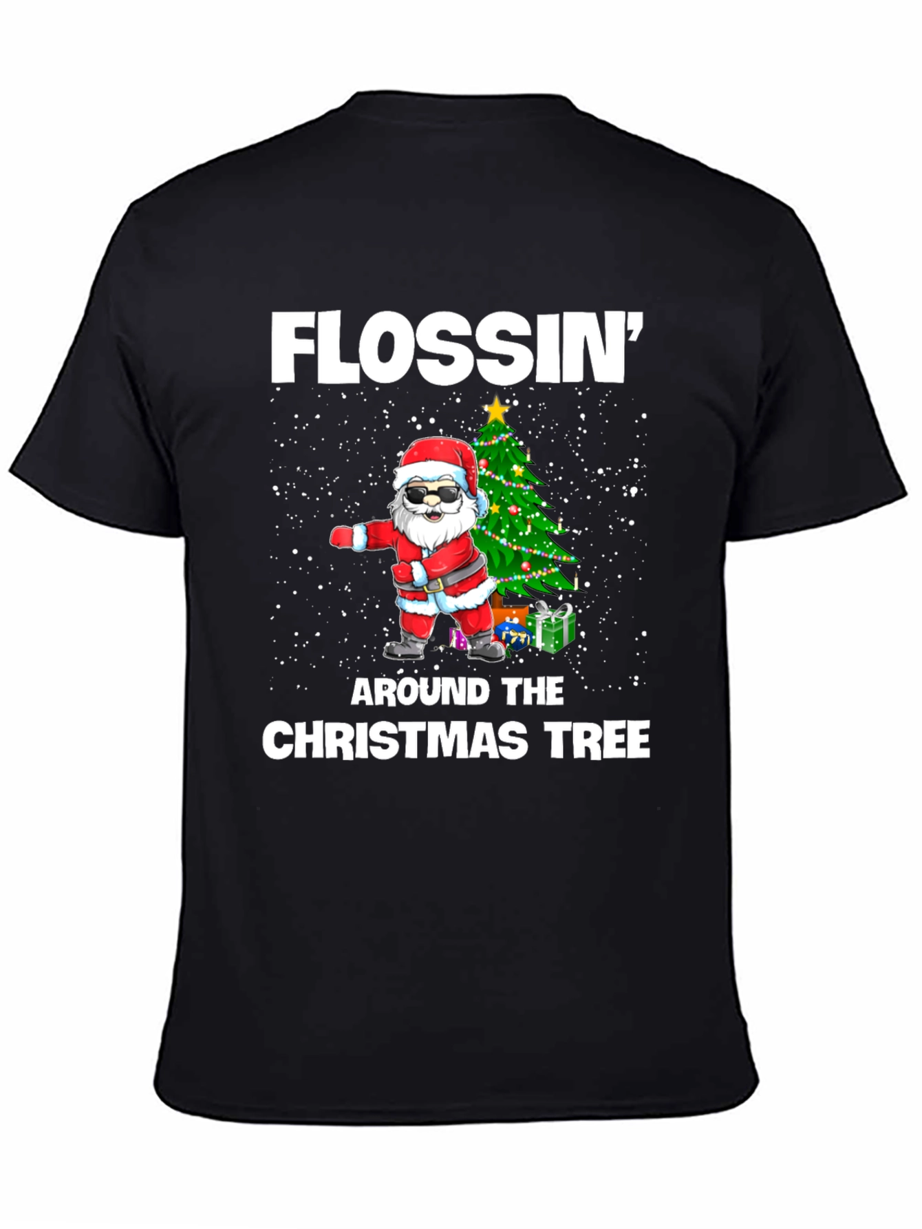 Flossin Around Christmas Tree T-Shirt