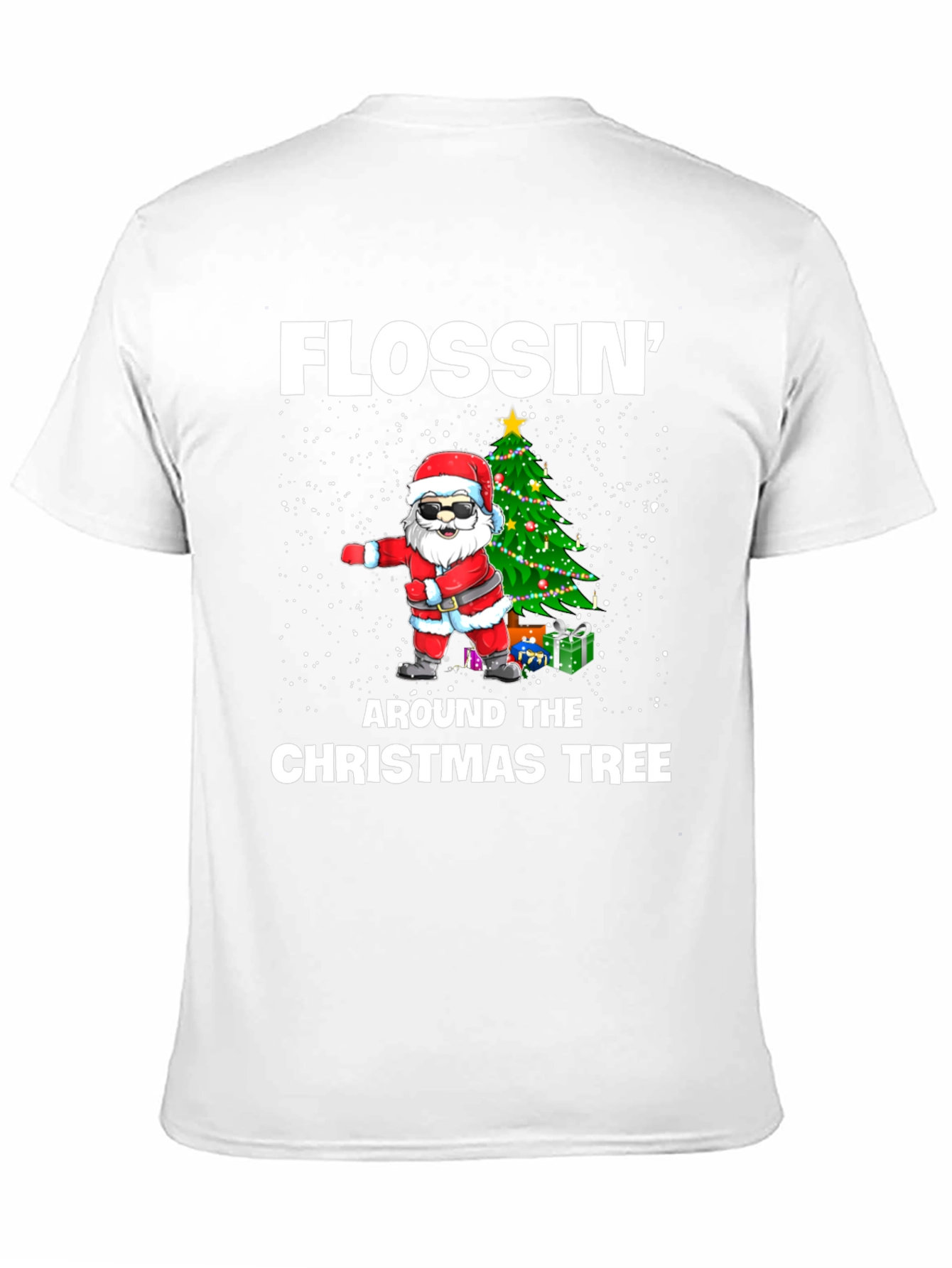 Flossin Around Christmas Tree T-Shirt
