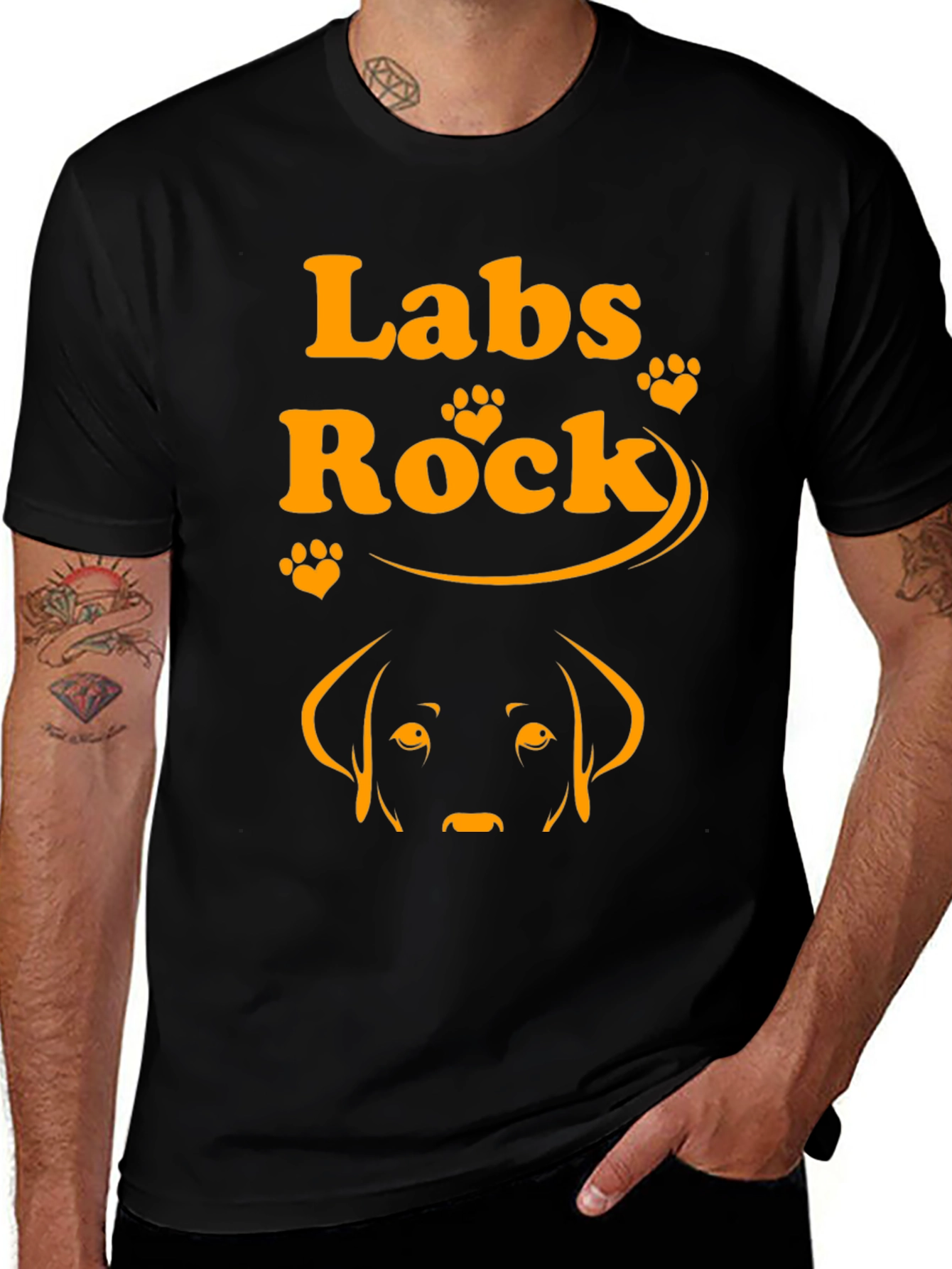 Labs Rock T-Shirt - Dog Lover Tee