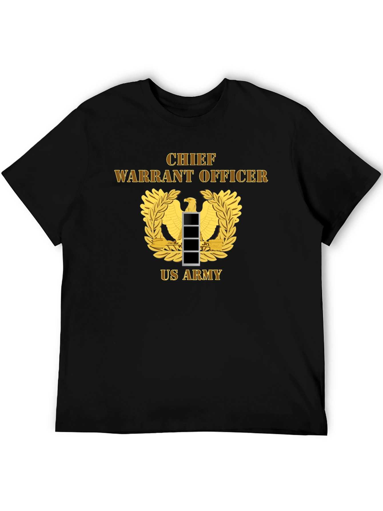 Chief Warrant Officer US Army Black T-Shirt
