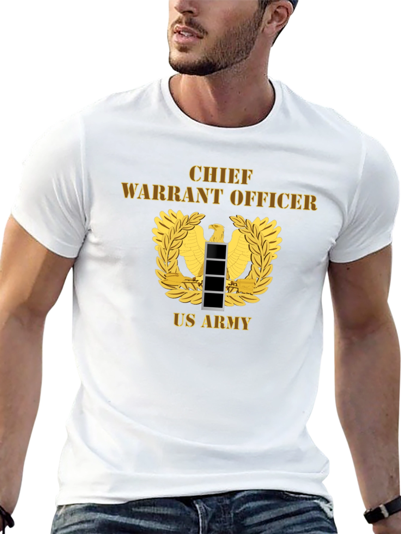 Chief Warrant Officer US Army Black T-Shirt
