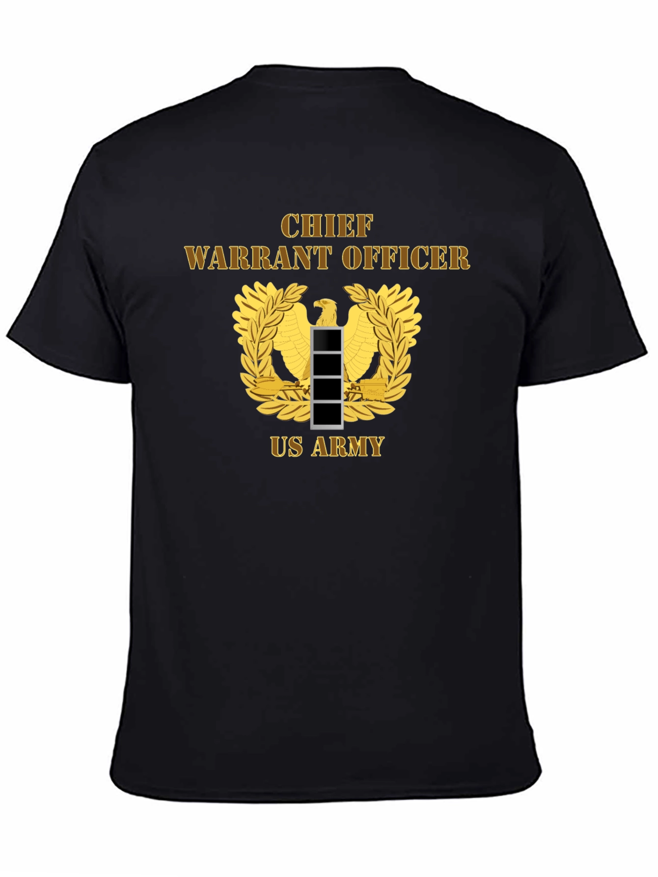 Chief Warrant Officer US Army Black T-Shirt