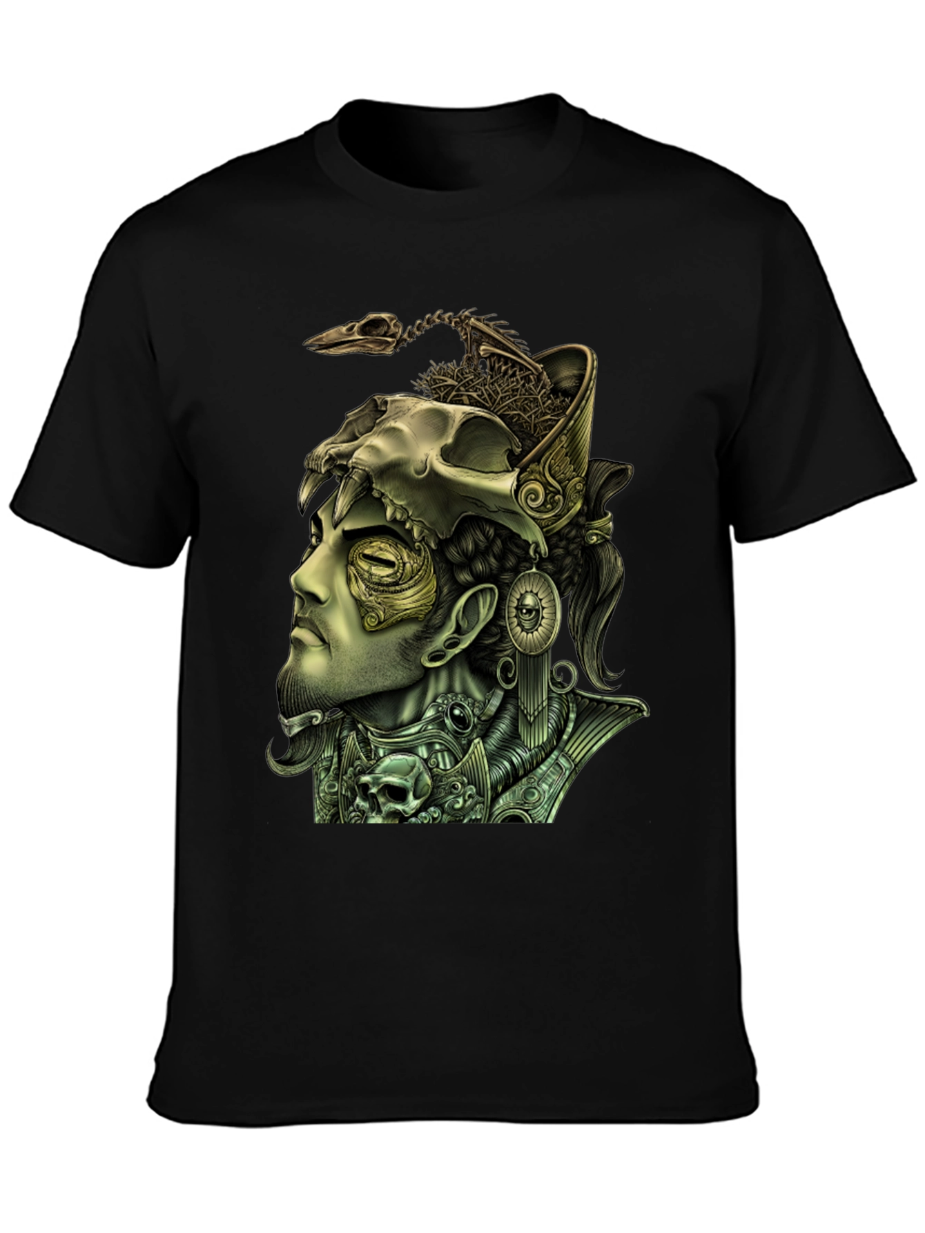 Mystic Warrior Graphic Tee - Unique Print Design