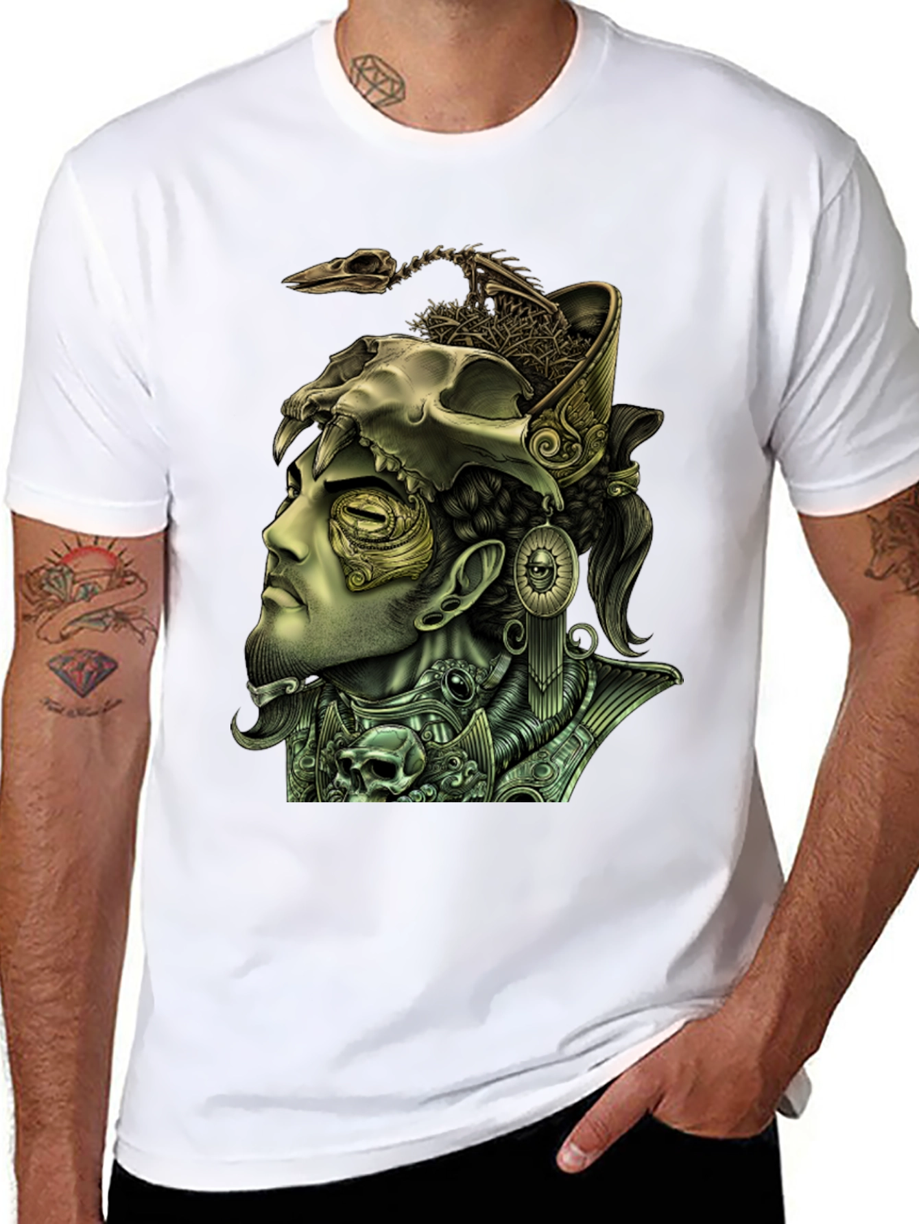 Mystic Warrior Graphic Tee - Unique Print Design