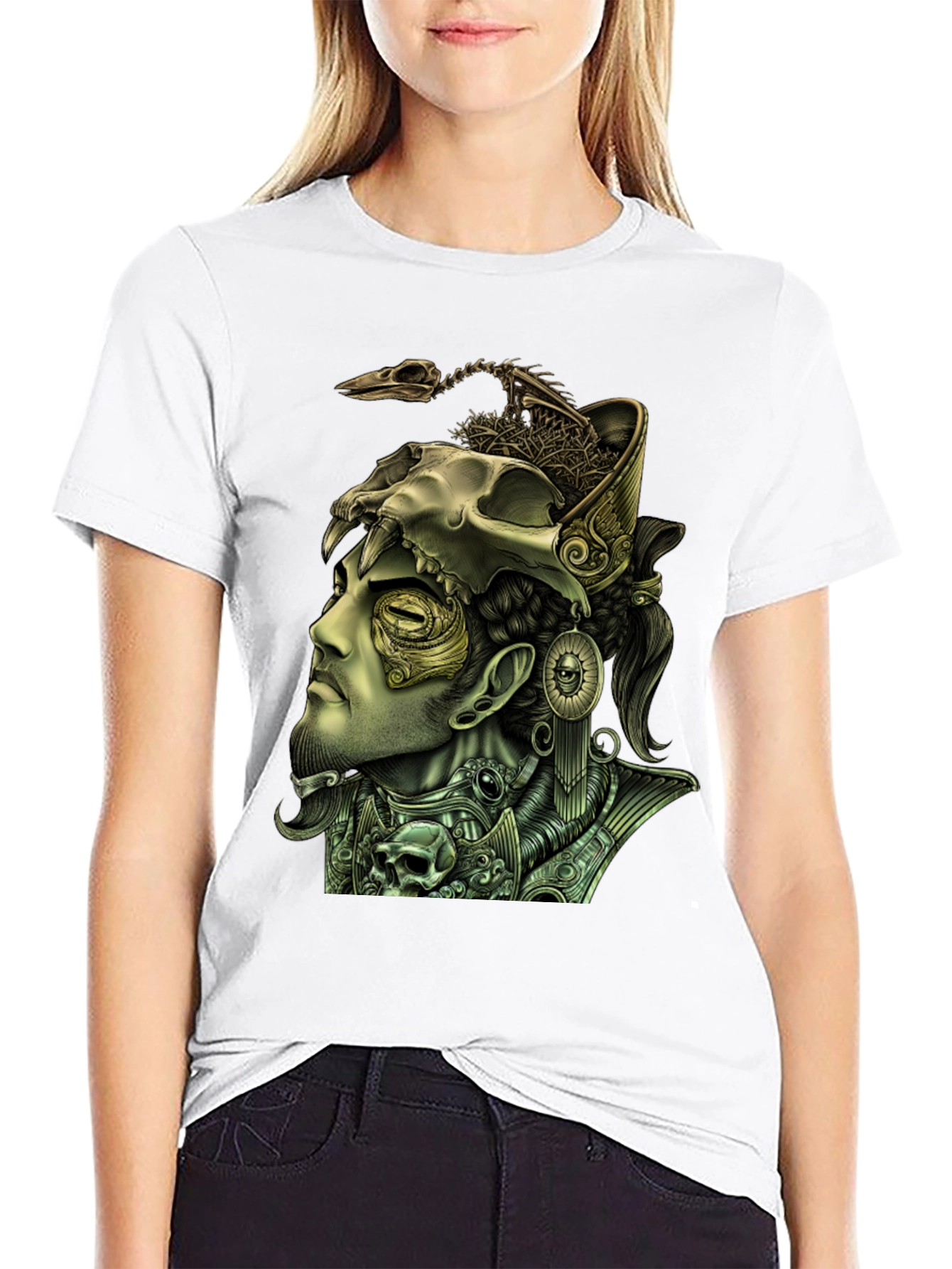 Mystic Warrior Graphic Tee - Unique Print Design