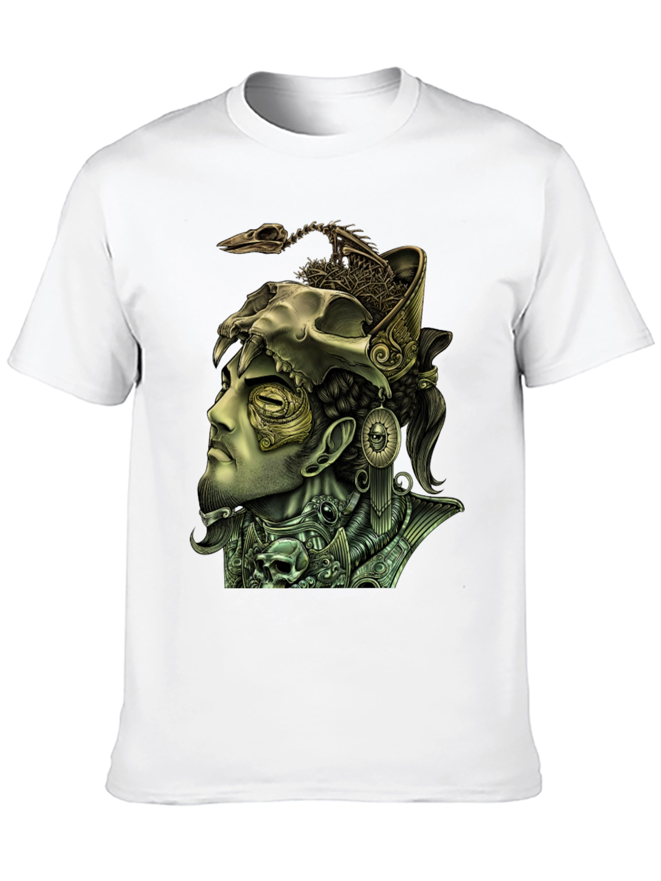 Mystic Warrior Graphic Tee - Unique Print Design