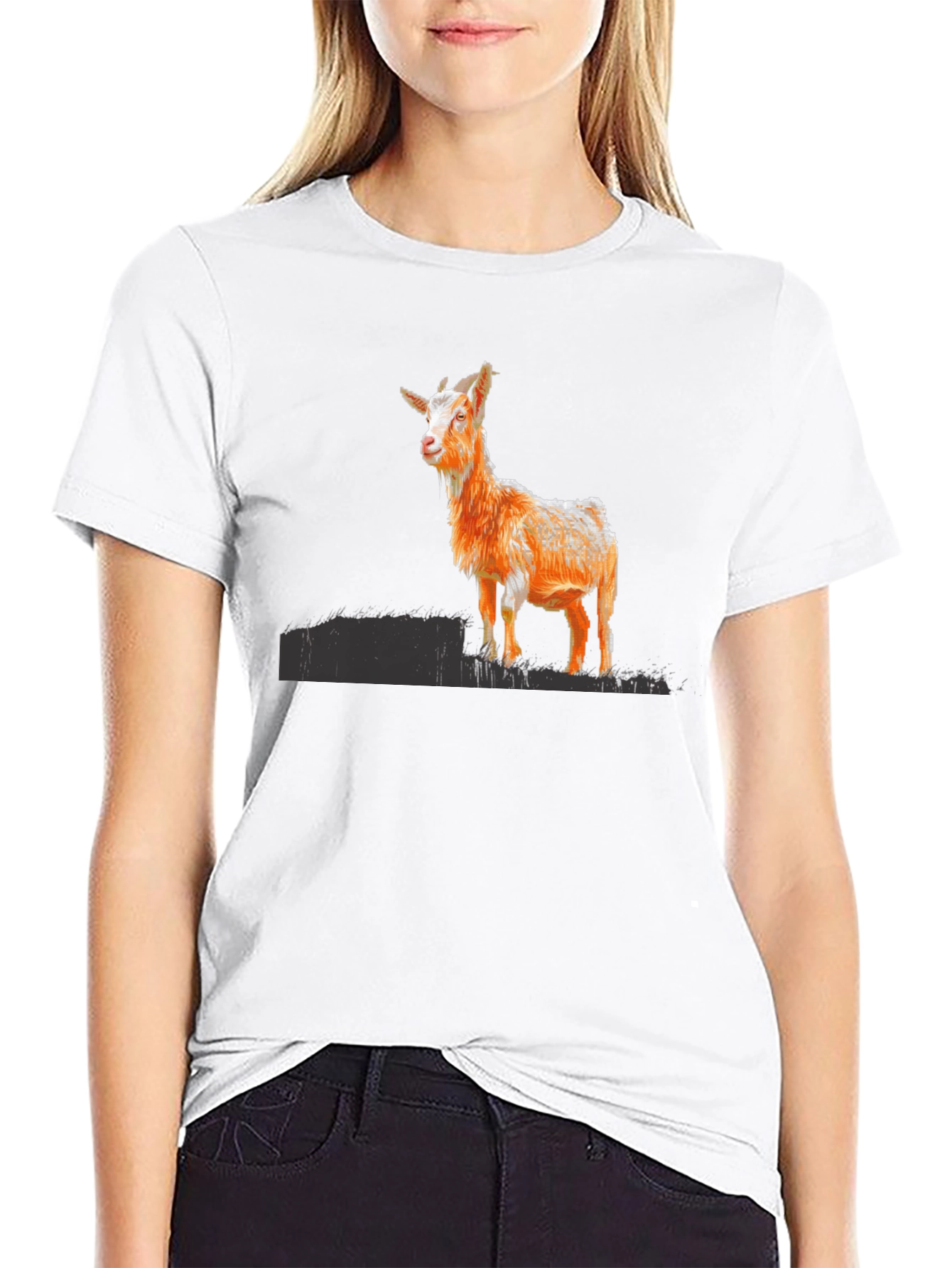 Goat Graphic Black T-Shirt