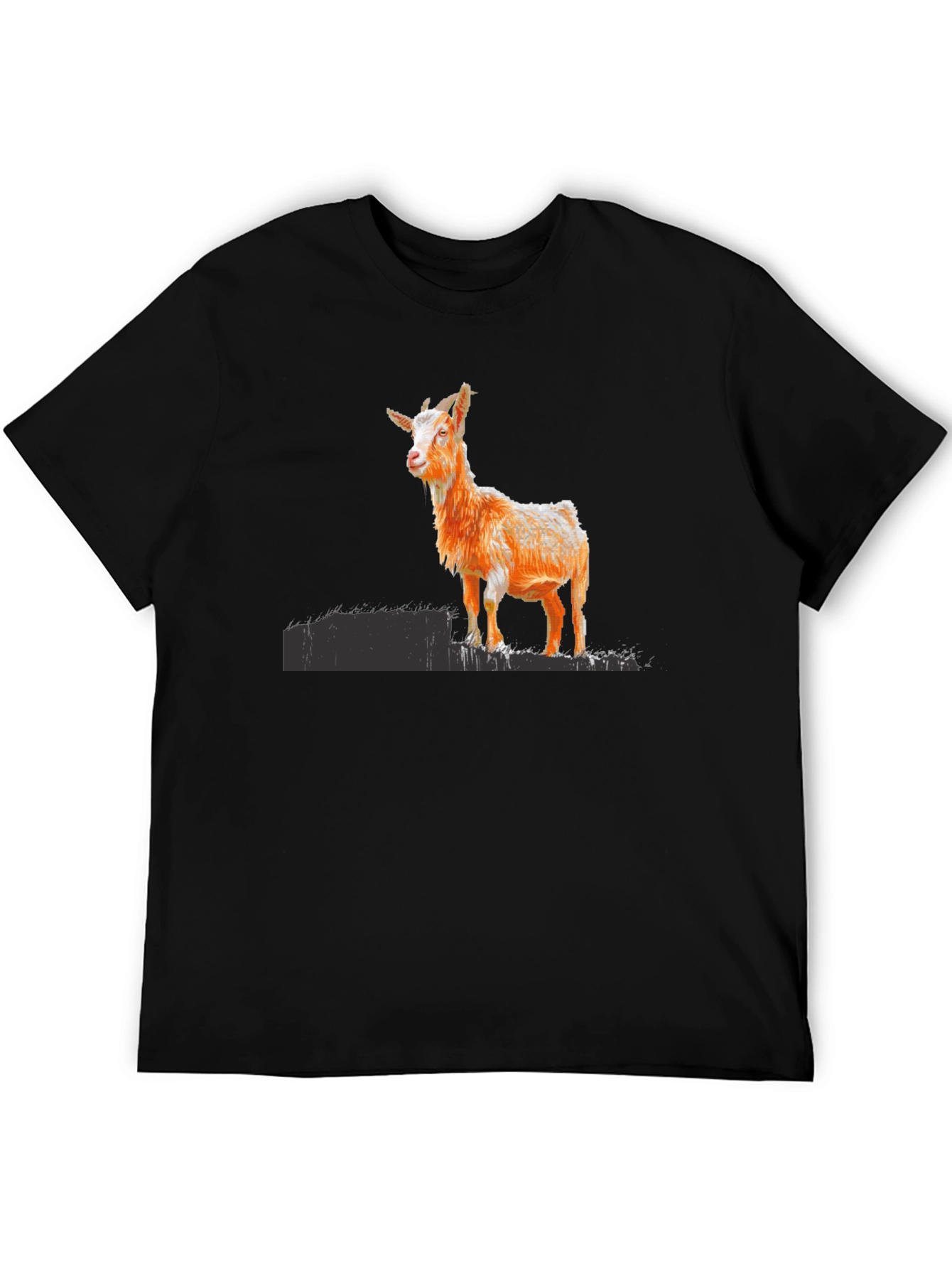 Goat Graphic Black T-Shirt