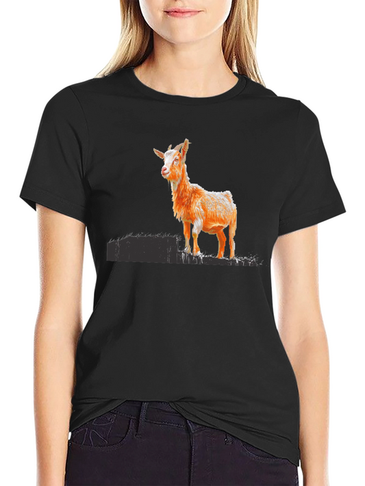 Goat Graphic Black T-Shirt