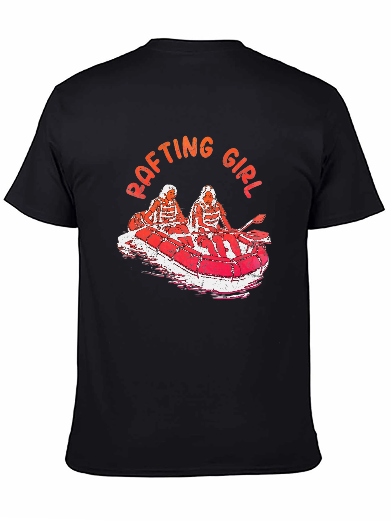 Rafting Girl Graphic Tee - Adventure T-Shirt