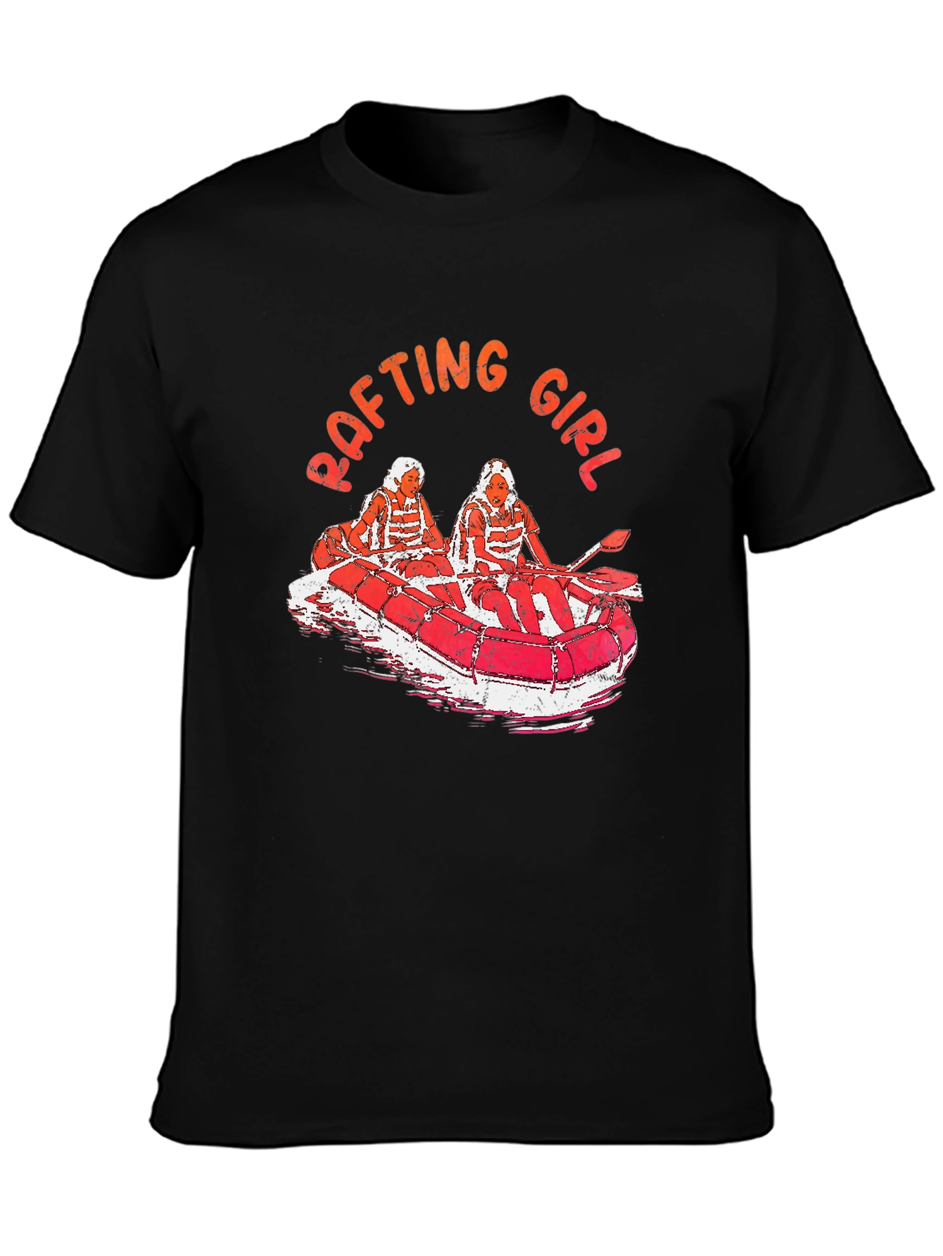 Rafting Girl Graphic Tee - Adventure T-Shirt