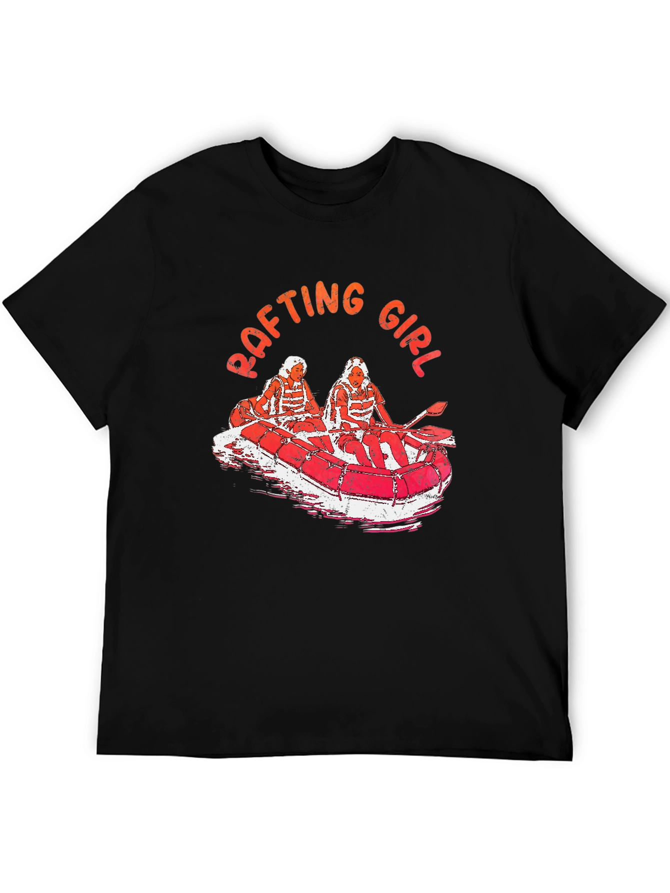 Rafting Girl Graphic Tee - Adventure T-Shirt