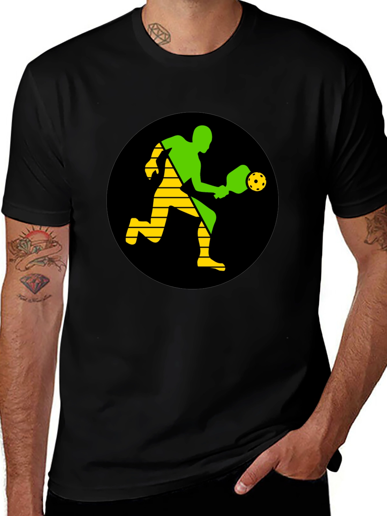 Pickleball Player Graphic Tee