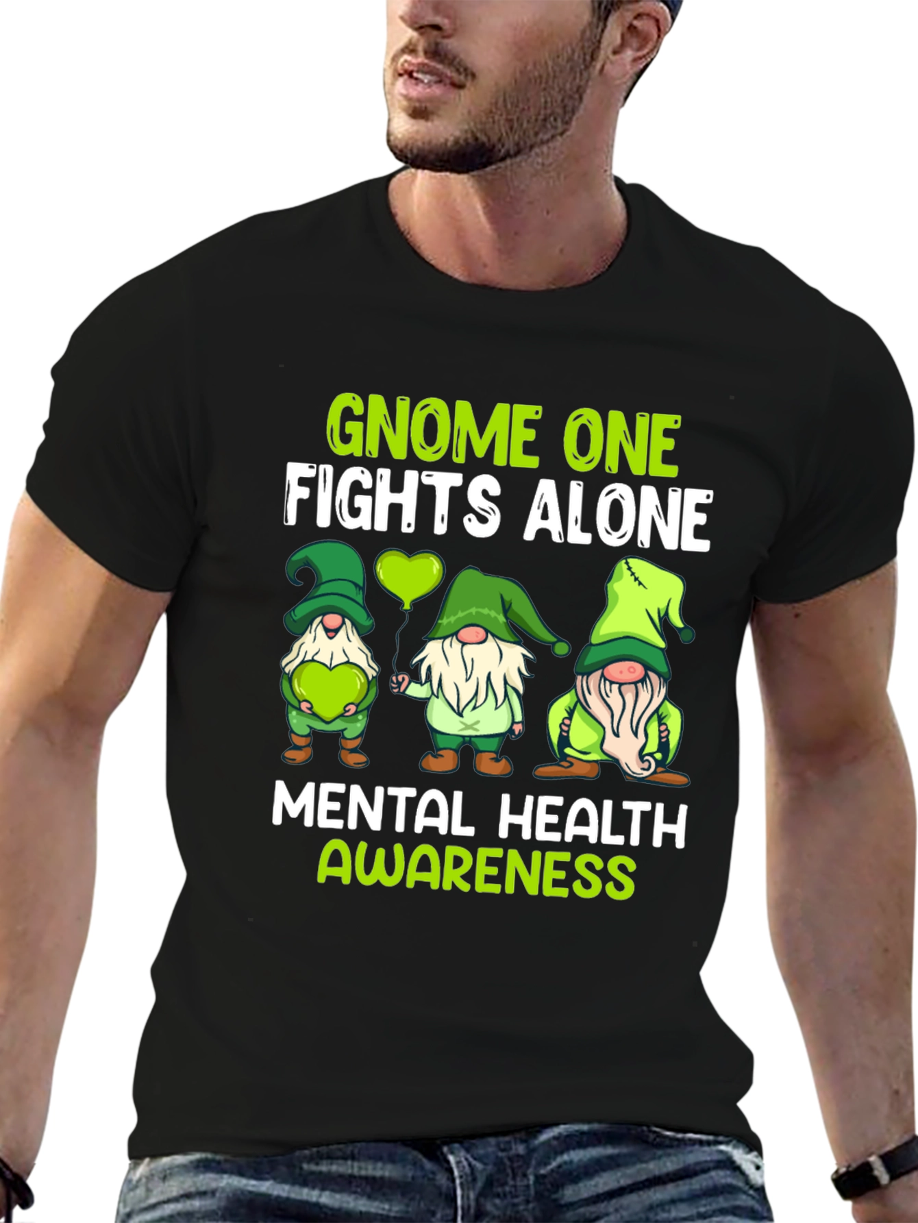 Mental Health Awareness Gnome T-Shirt