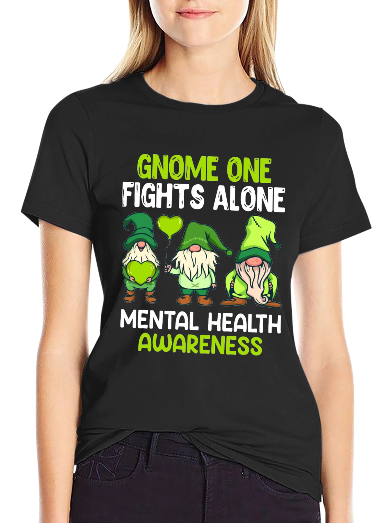 Mental Health Awareness Gnome T-Shirt