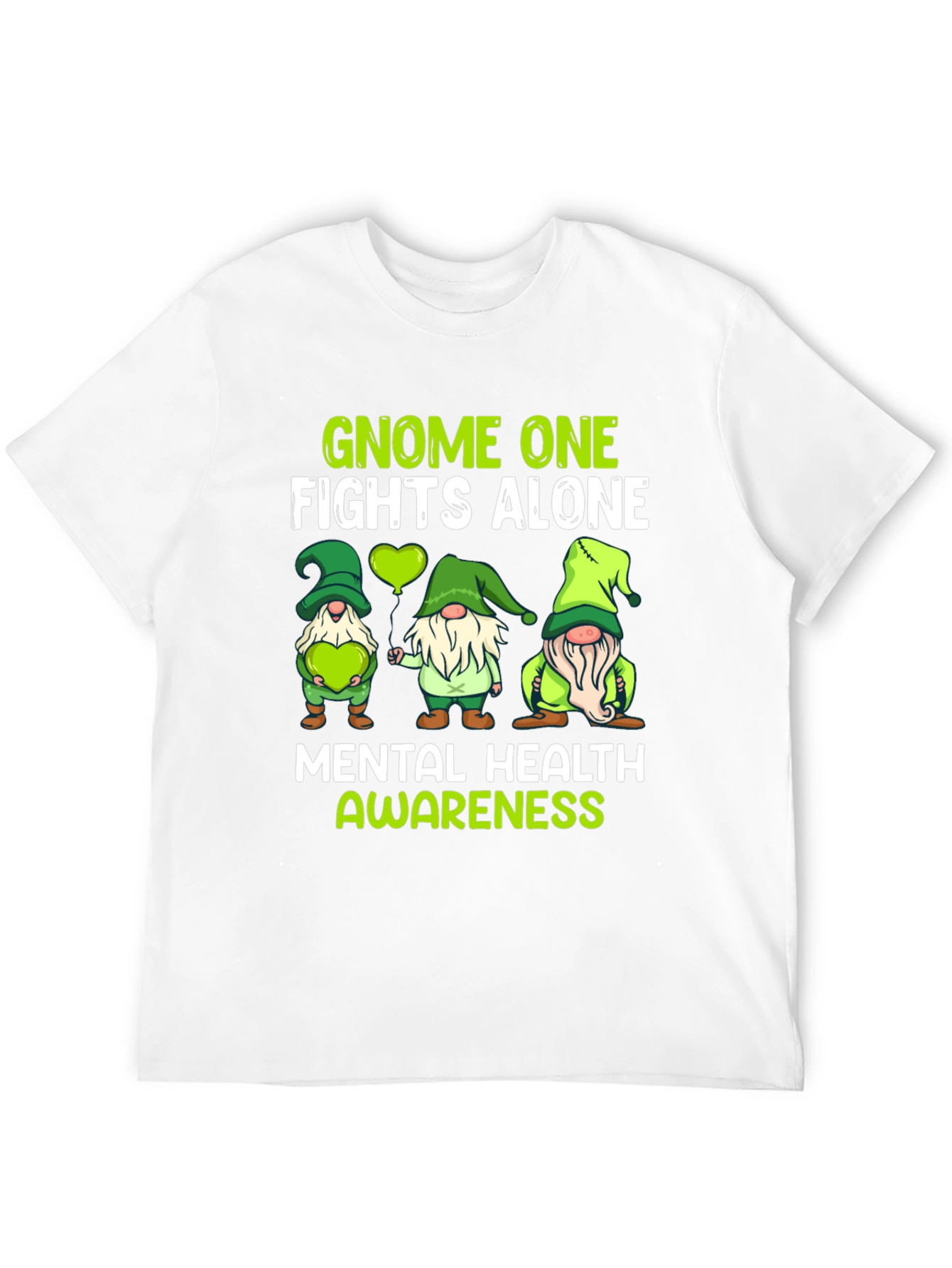 Mental Health Awareness Gnome T-Shirt