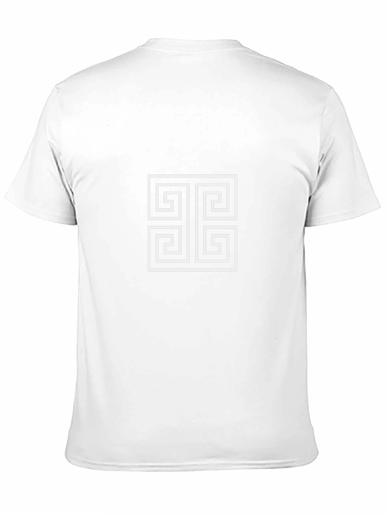 Modern Geometric Black T-Shirt