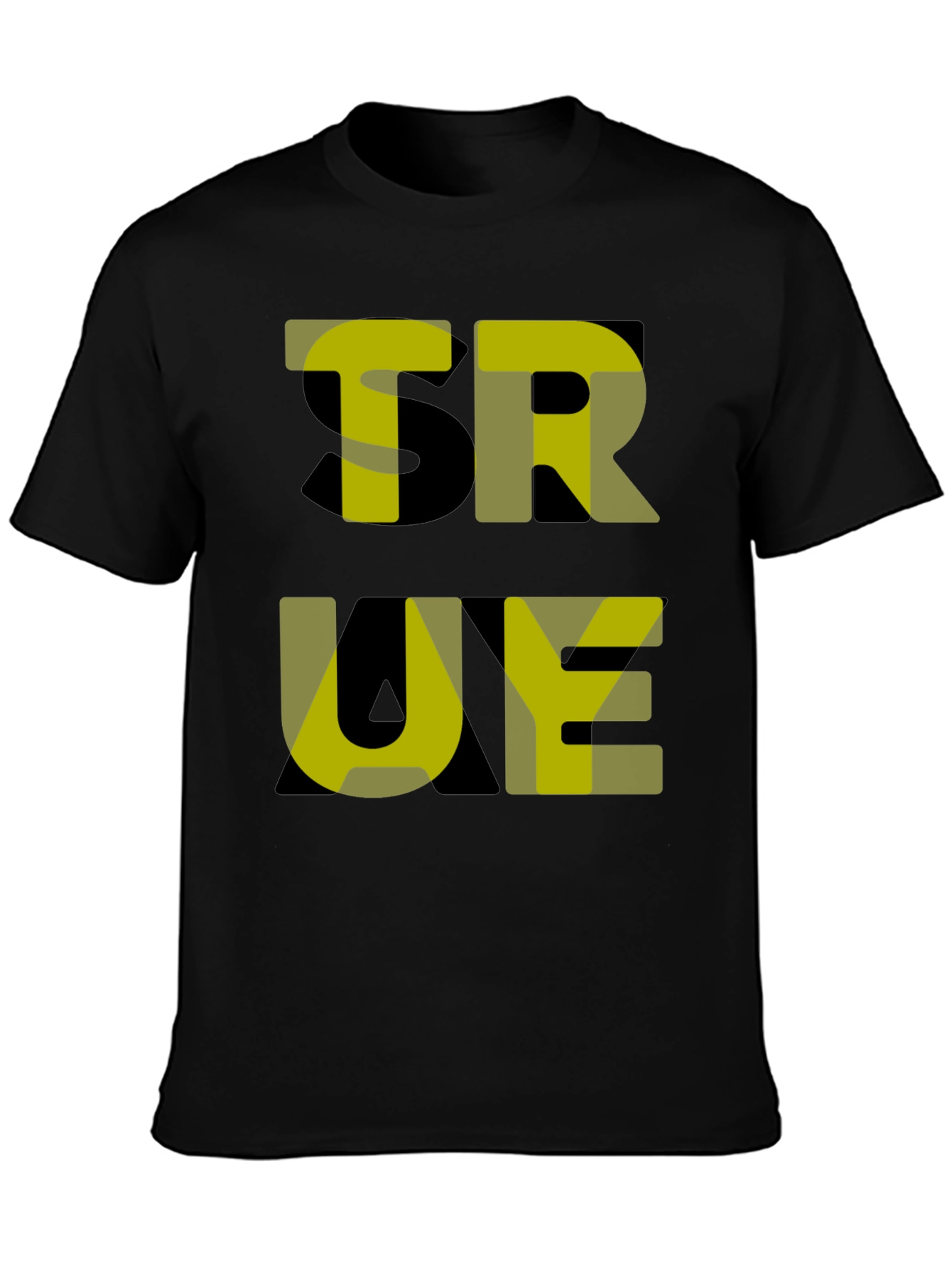 True Graphic T-Shirt - Black