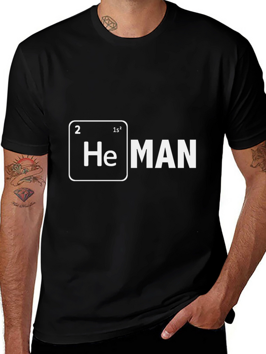 He Man Science T-Shirt - Cool & Fun!