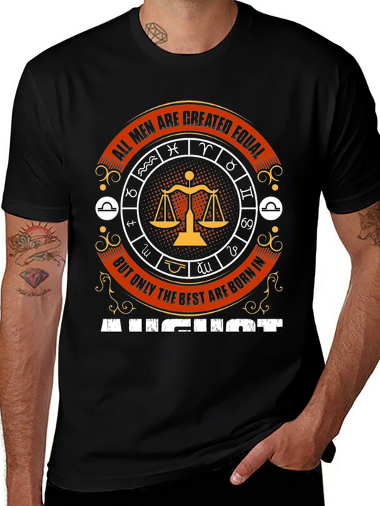 August Zodiac T-Shirt - All Men Are Created Equal