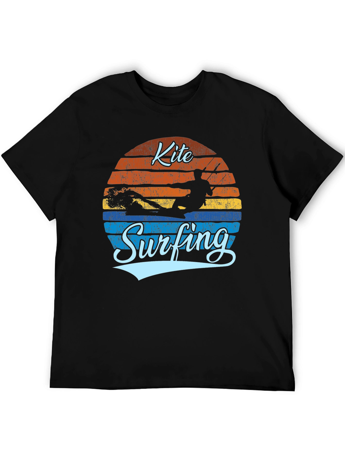 Kite Surfing Retro T-Shirt
