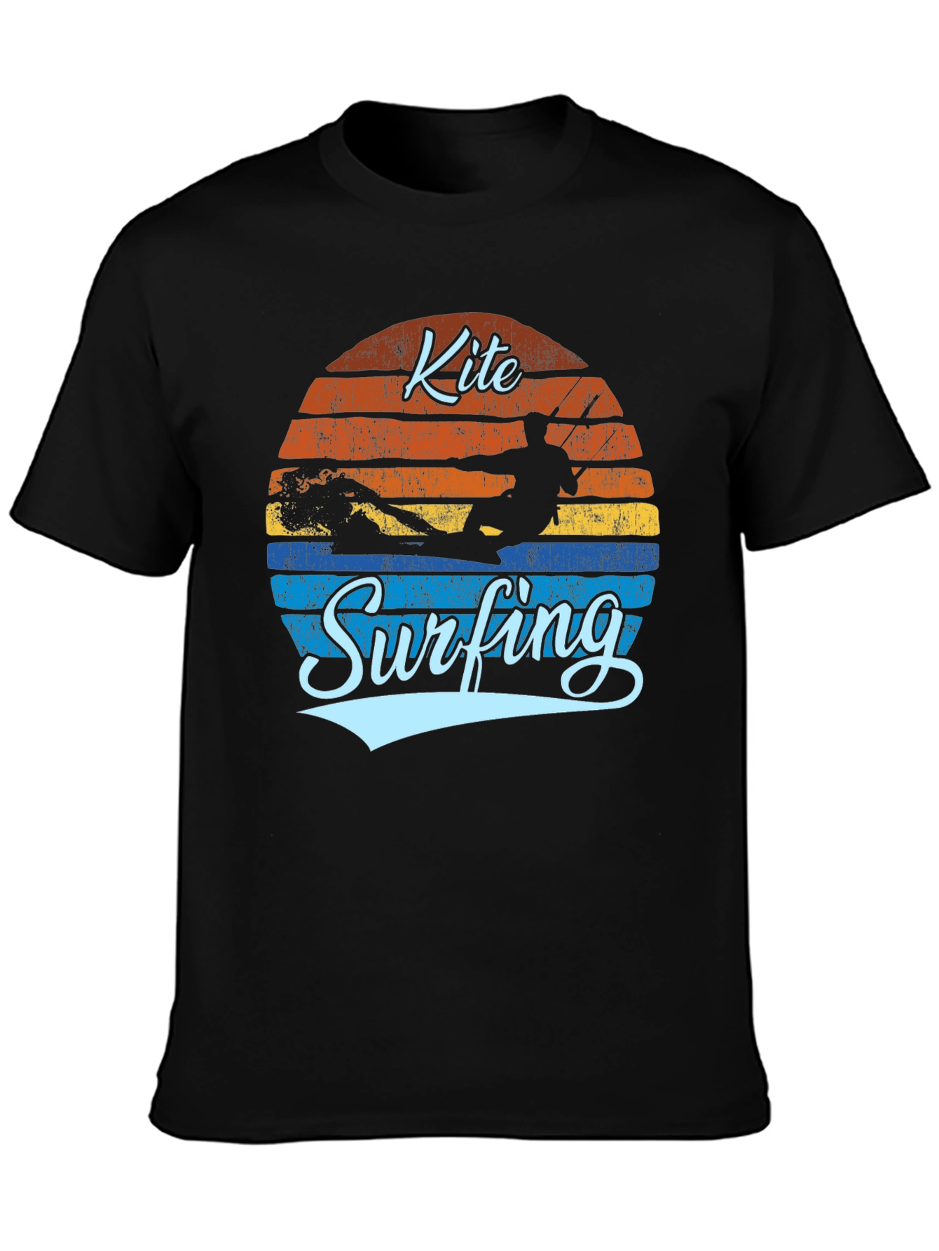 Kite Surfing Retro T-Shirt
