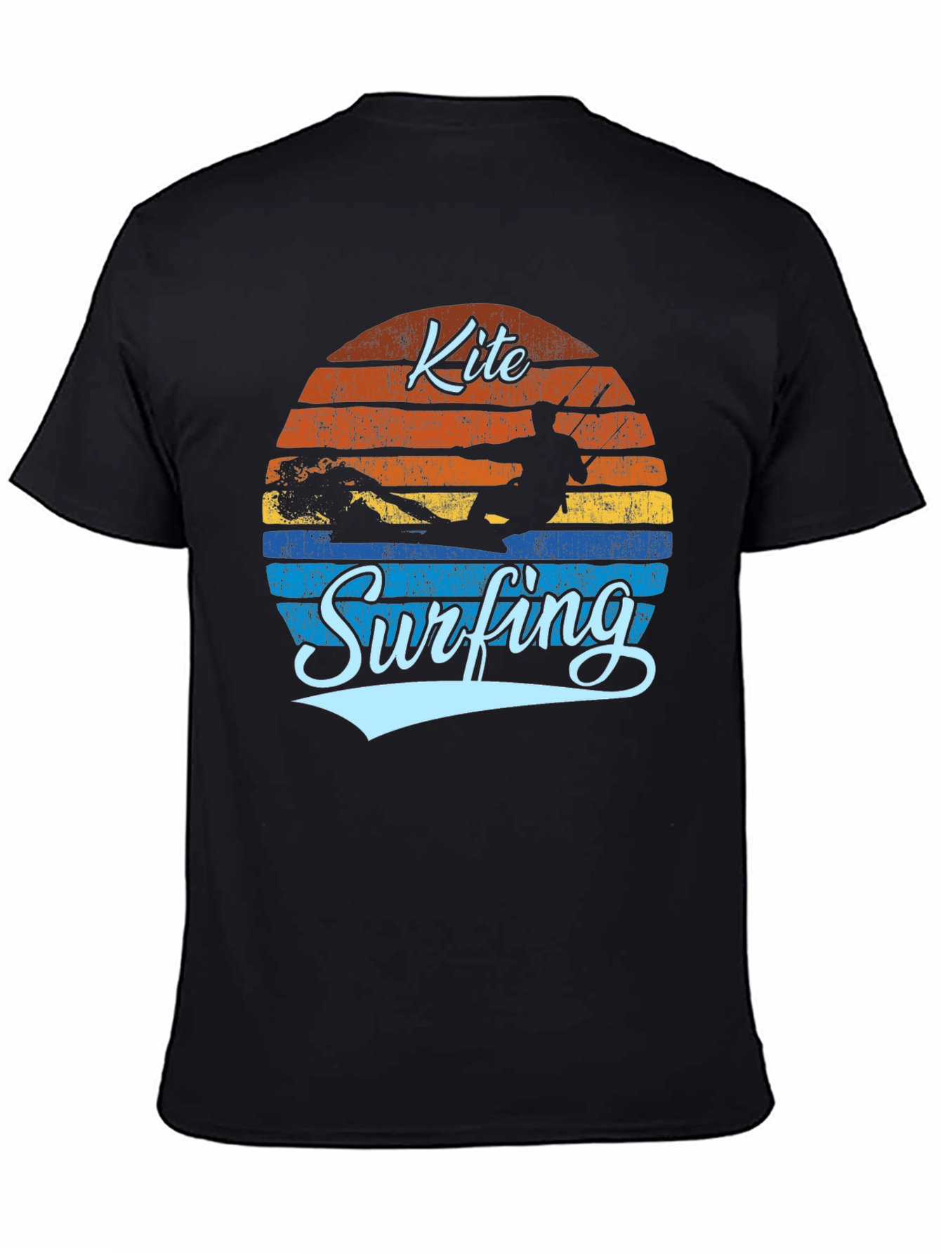 Kite Surfing Retro T-Shirt