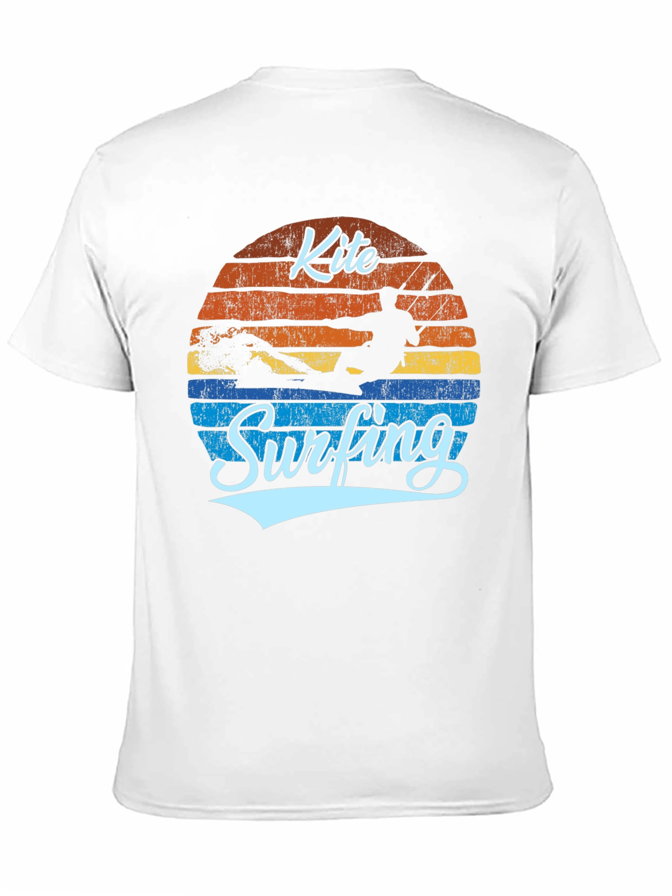 Kite Surfing Retro T-Shirt