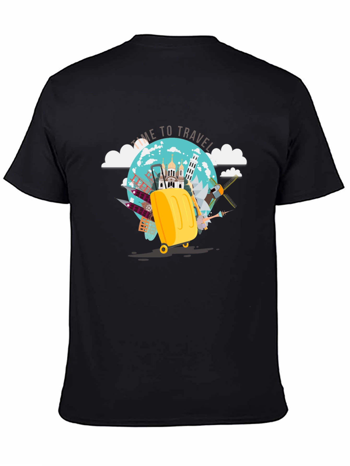 Time to Travel Graphic Tee - Adventure Awaits!