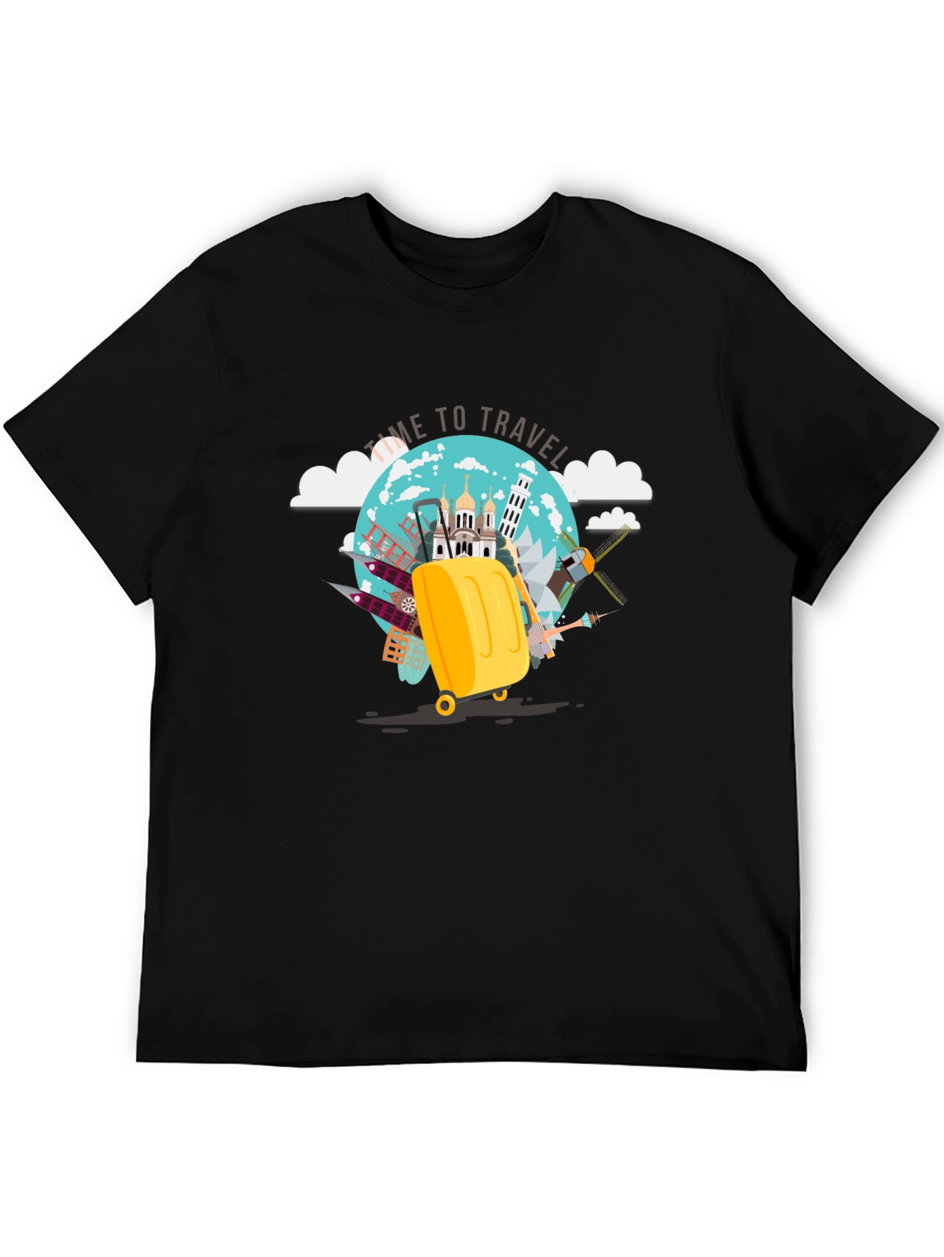 Time to Travel Graphic Tee - Adventure Awaits!